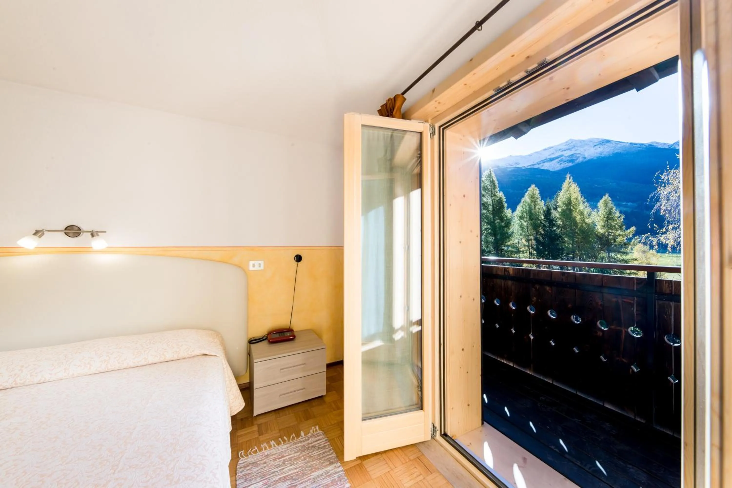 Mountain view, Bed in Hotel Vallecetta