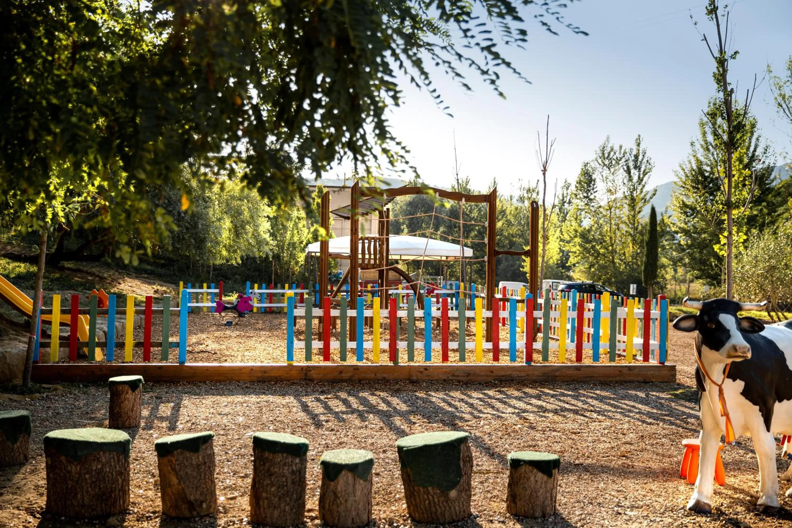 Children play ground in Palagina la cascina