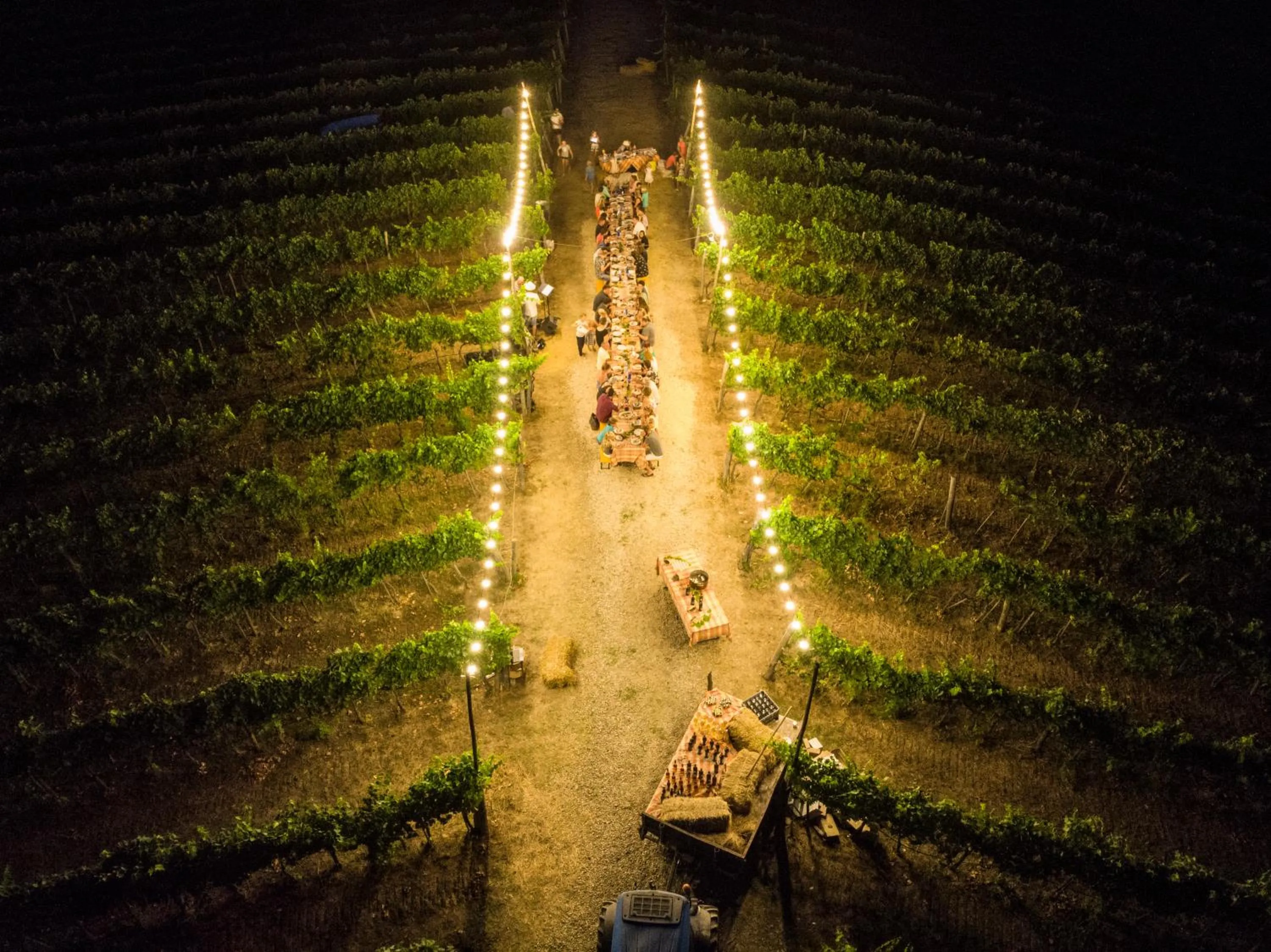 Night in Palagina la cascina