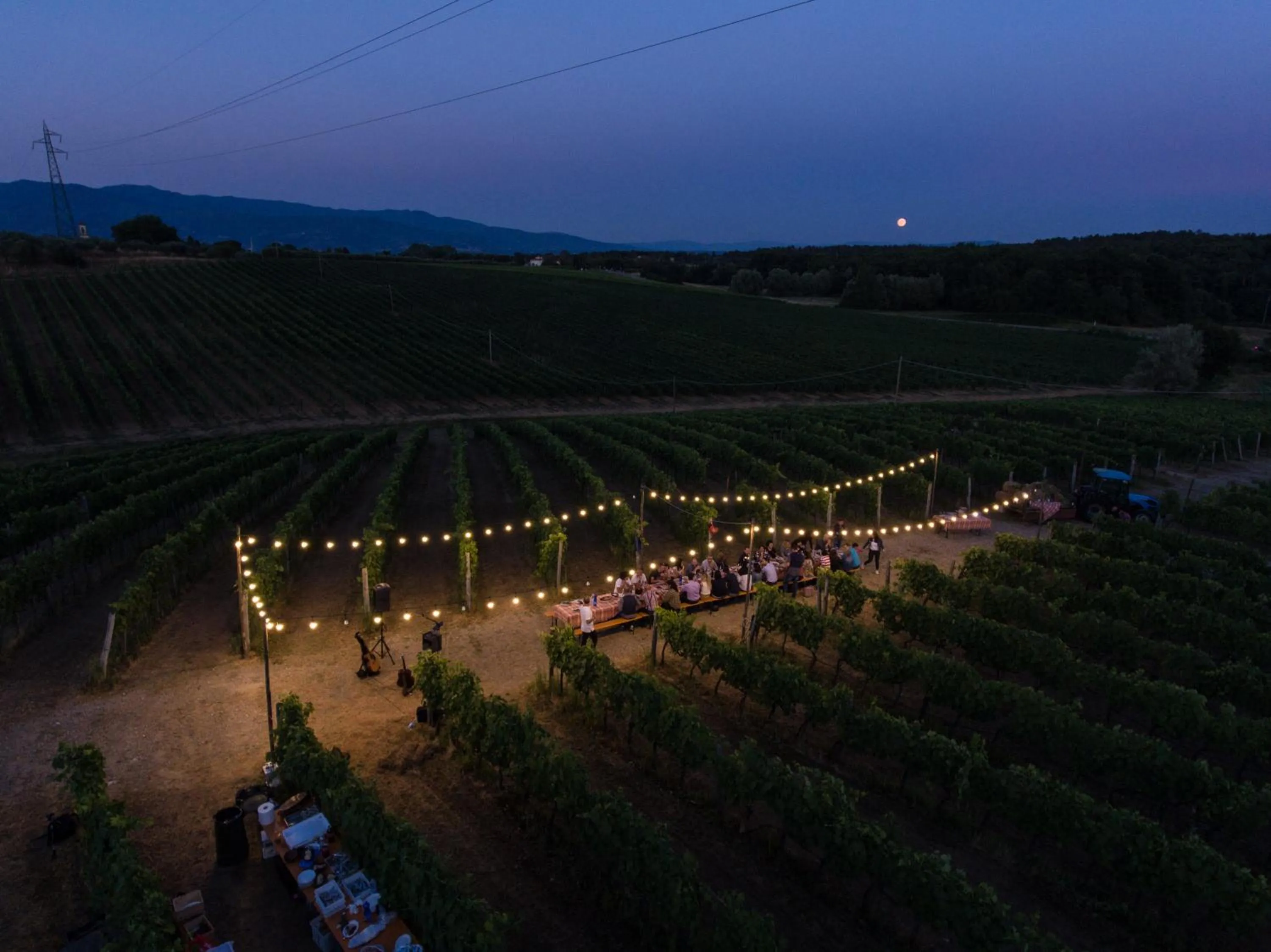 Night in Palagina la cascina