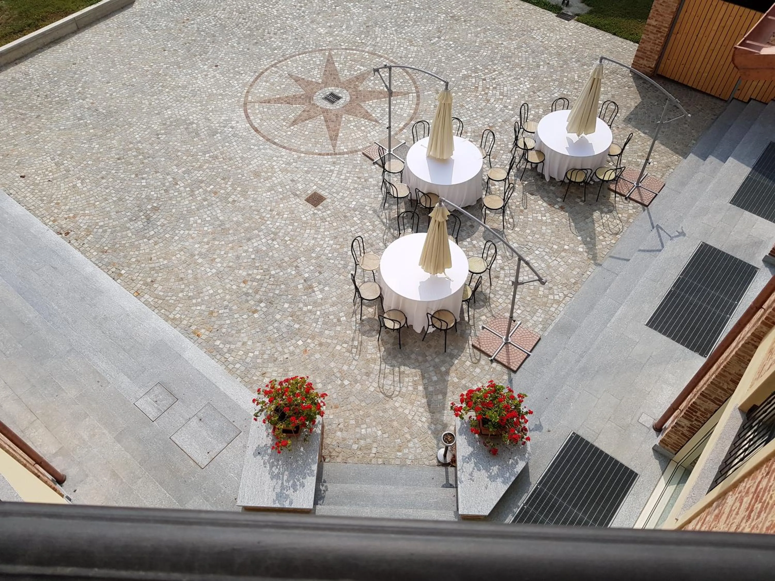 Garden view in Cascina Speranza Hotel