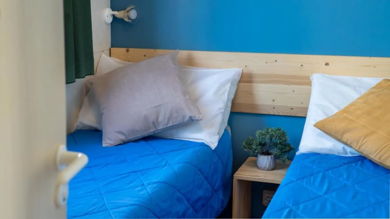 Bed in Sereno Camping Holiday