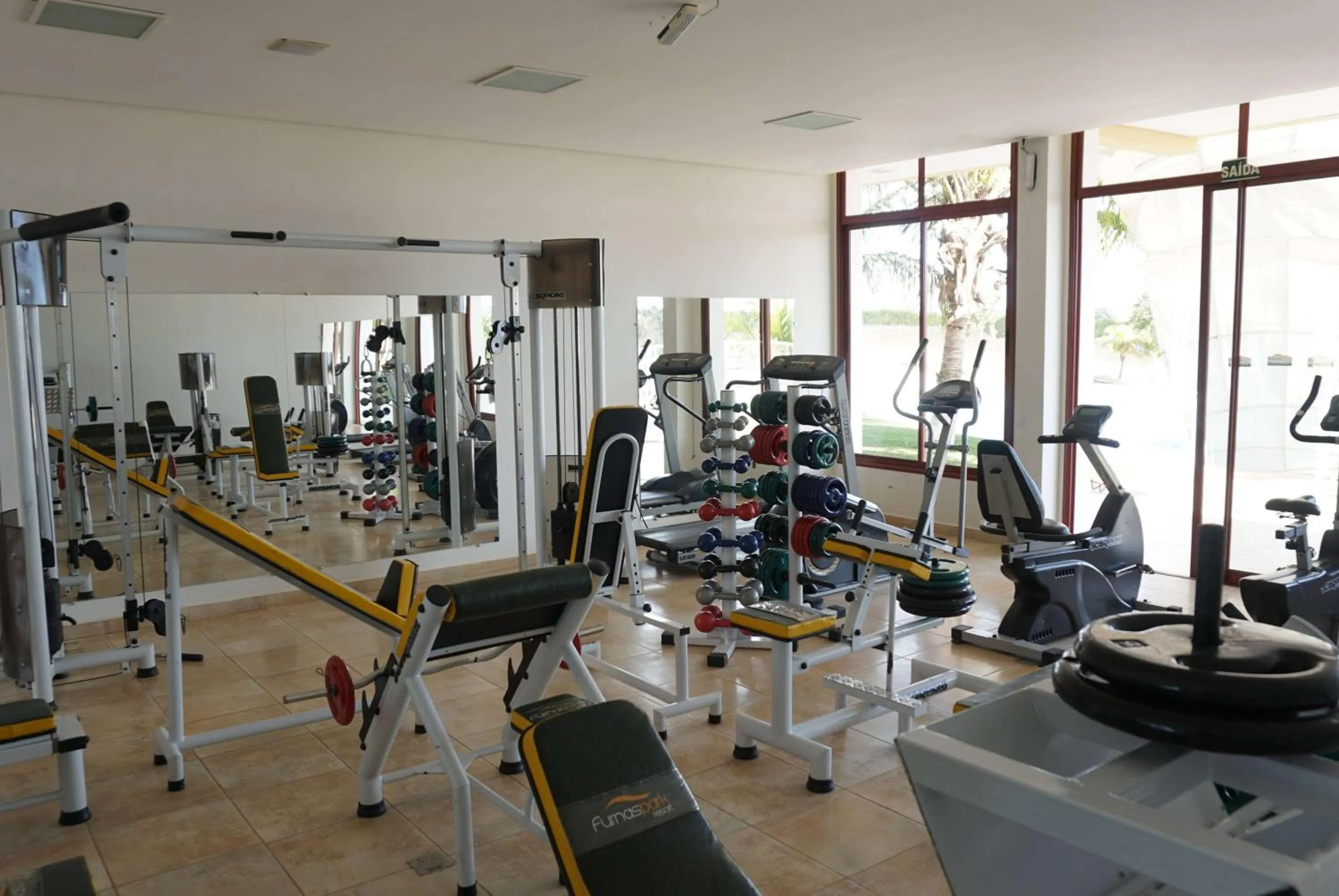 Fitness centre/facilities in Ramada by Wyndham Furnaspark