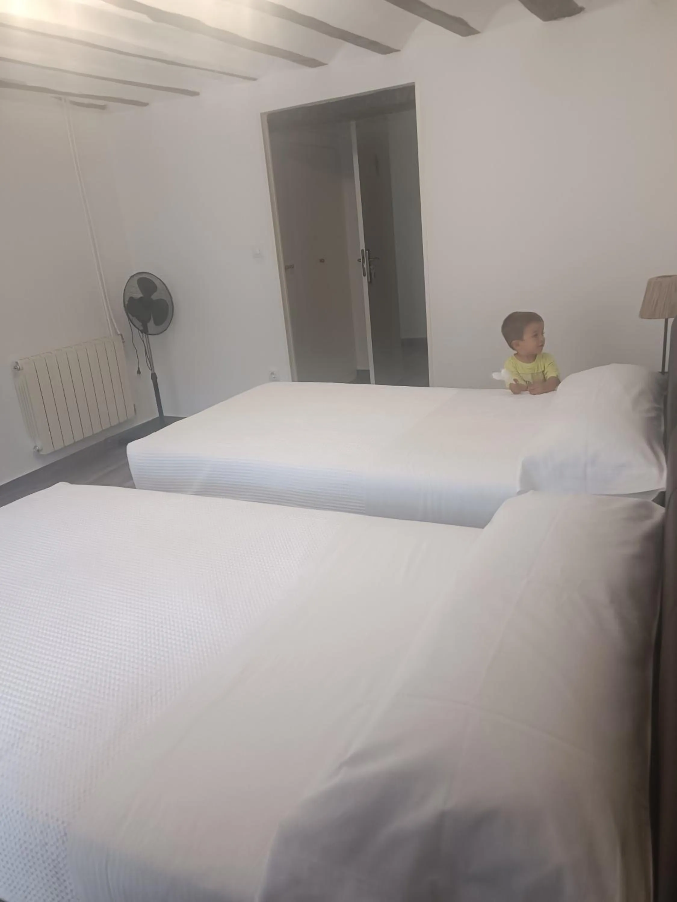 Bed in Hotel Rural Quintanapalla