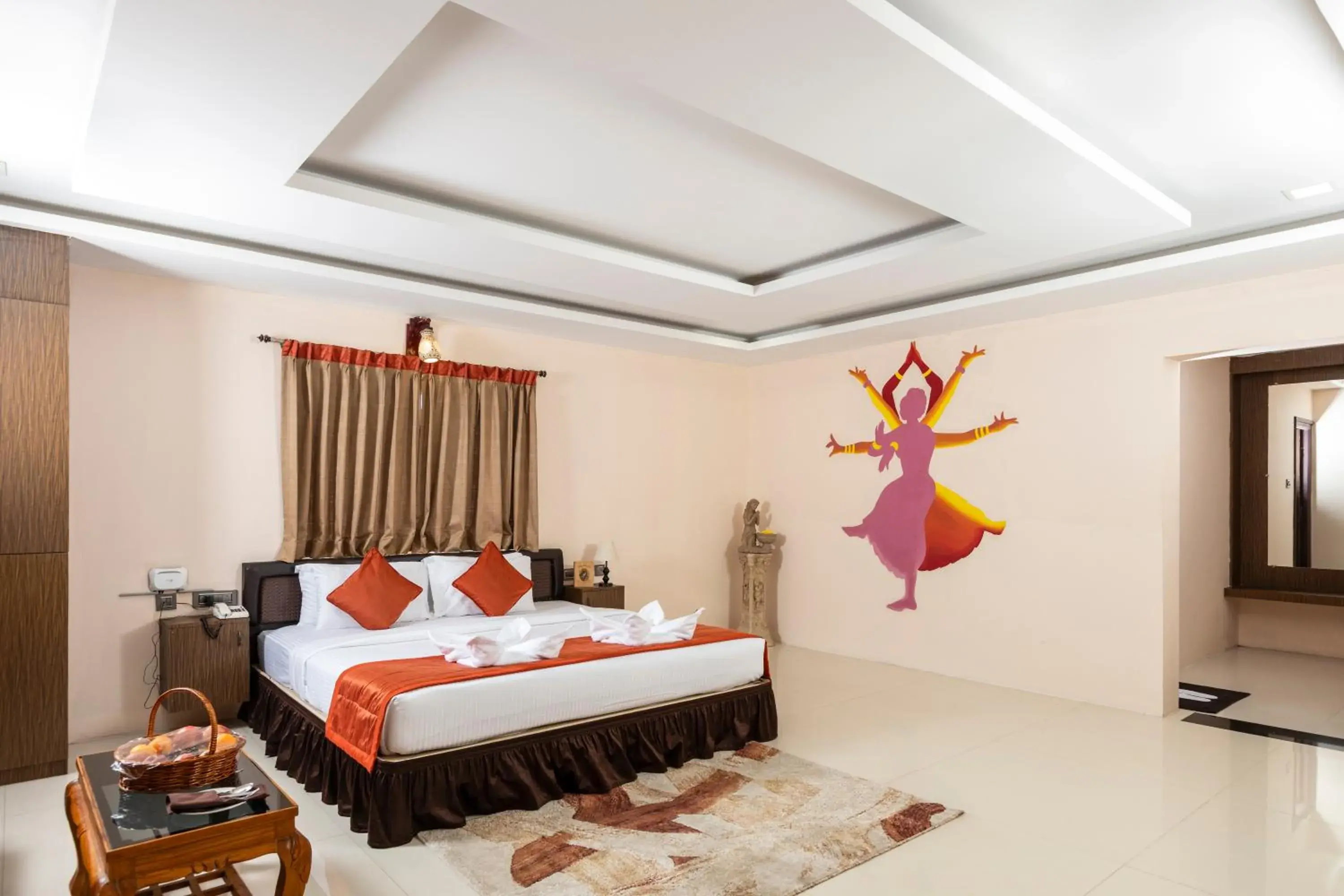 Deluxe Double Room with Mountain View Balcony in Athena Hotel Deluxe Double Room with Mountain View Balcony in Athena Hotel