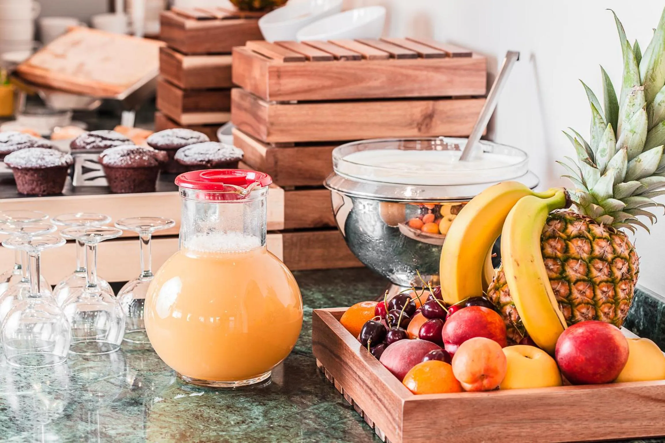 Buffet breakfast in Evo Boutique Hotel & SPA