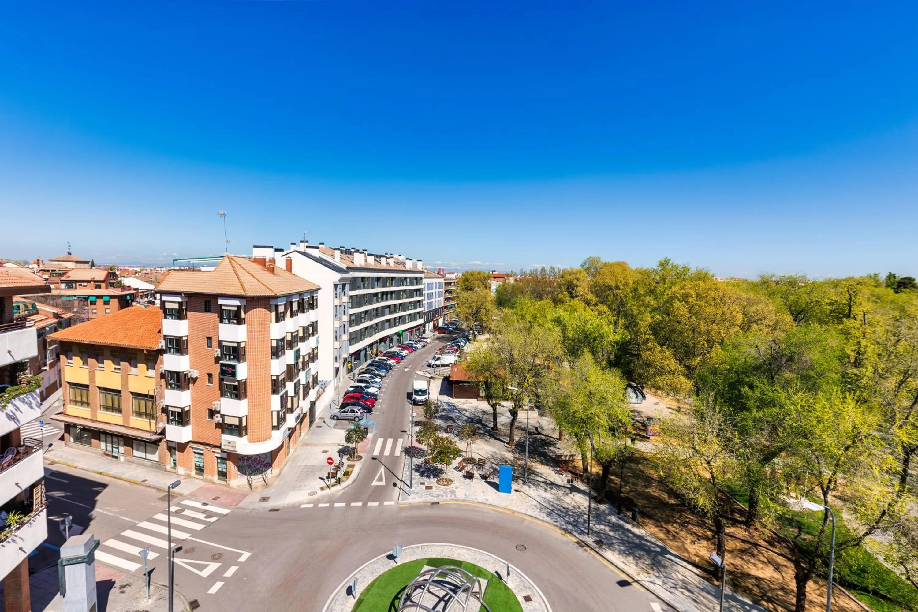 Bird's eye view in Hostal Gran Vía