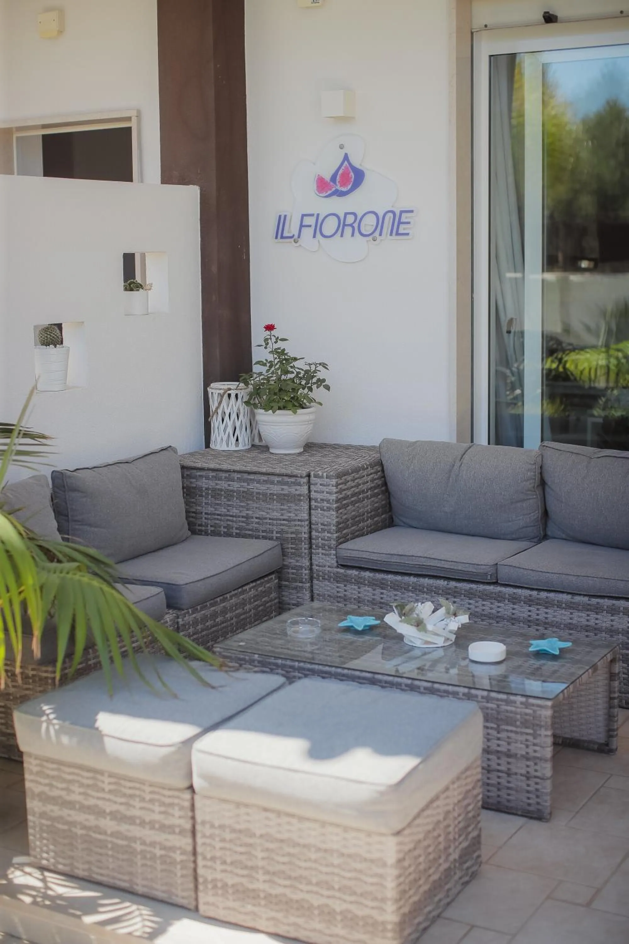 Patio in B&B Il FIORONE