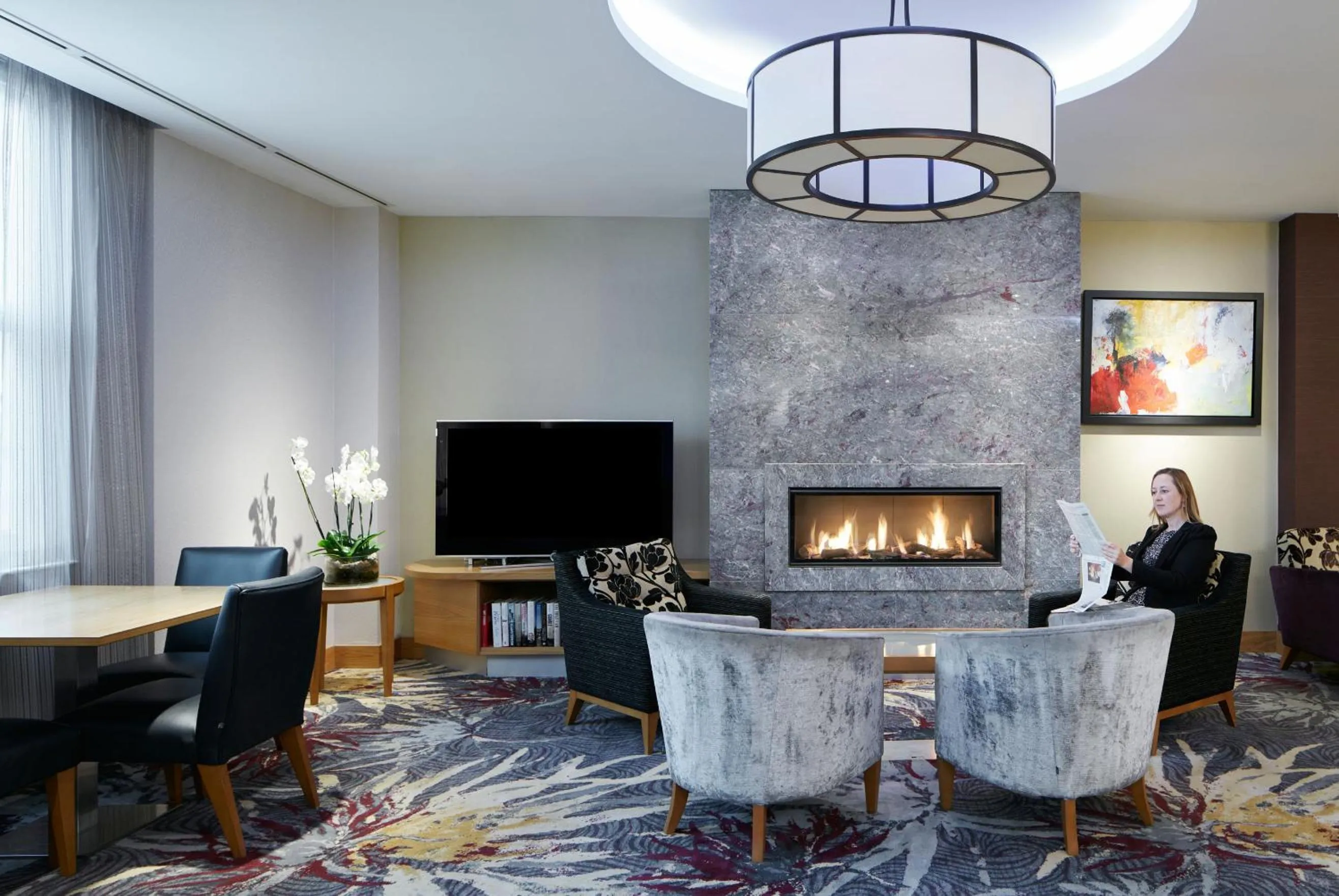 Lobby or reception in Club Quarters Hotel Covent Garden Holborn, London