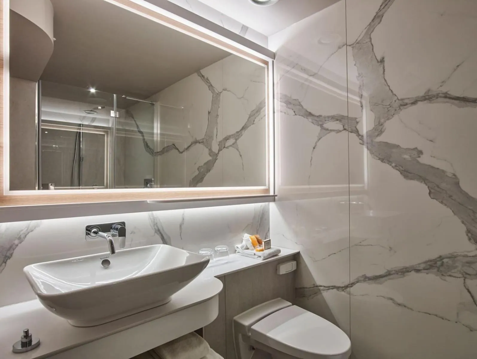 Toilet in Club Quarters Hotel Covent Garden Holborn, London