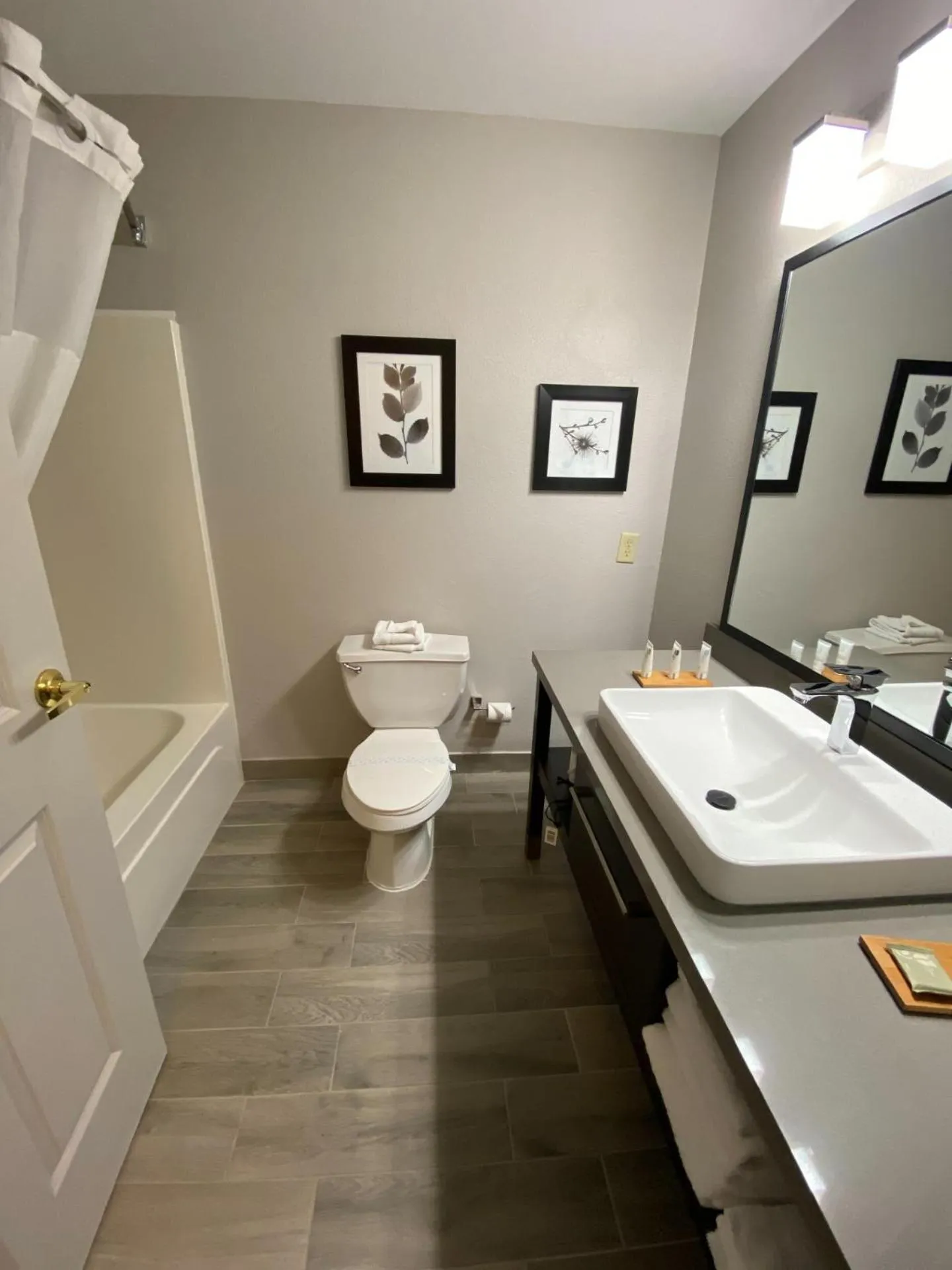 Toilet in Country Inn & Suites by Radisson, Champaign North, IL