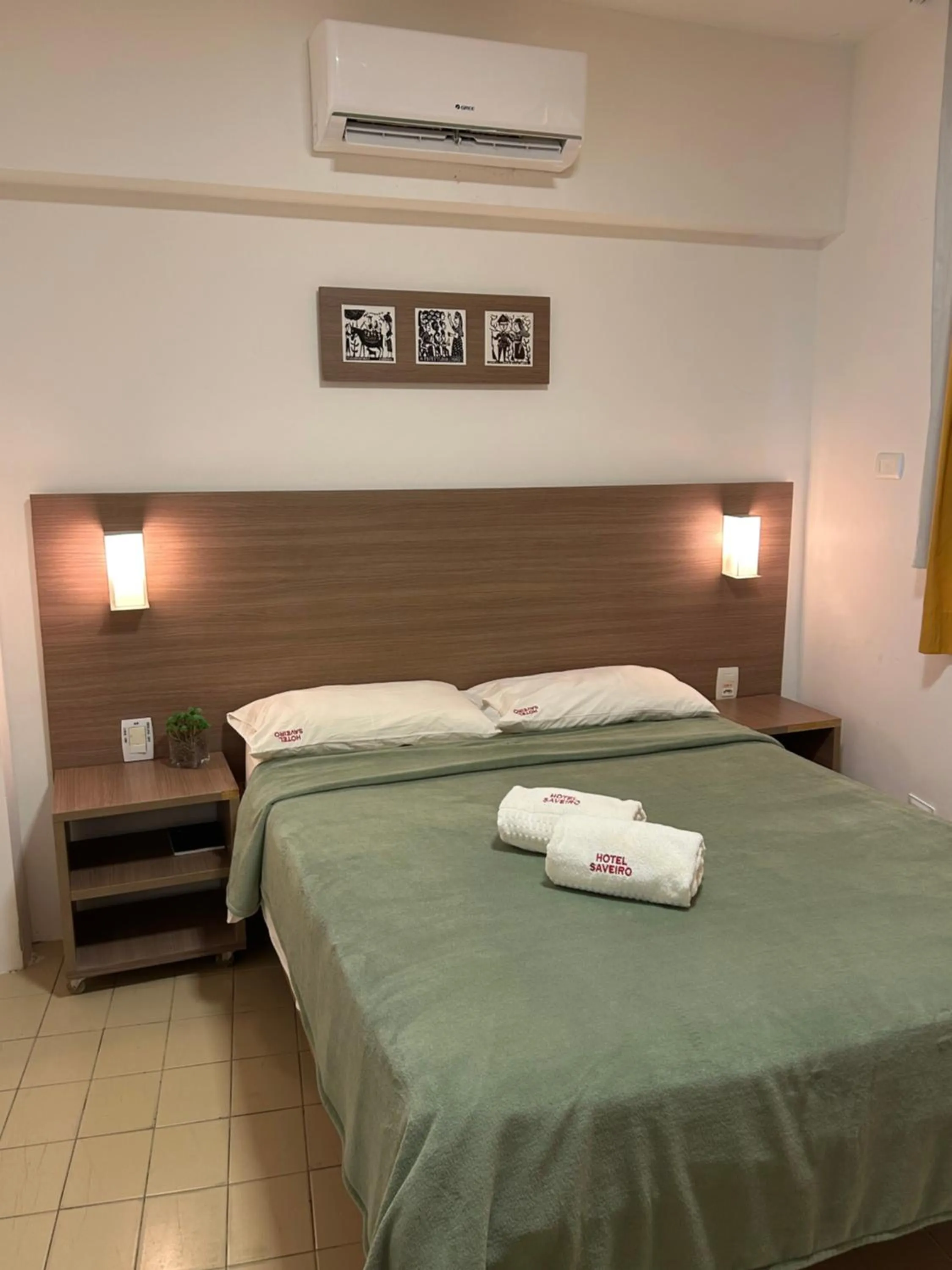 Bed in Hotel Saveiro