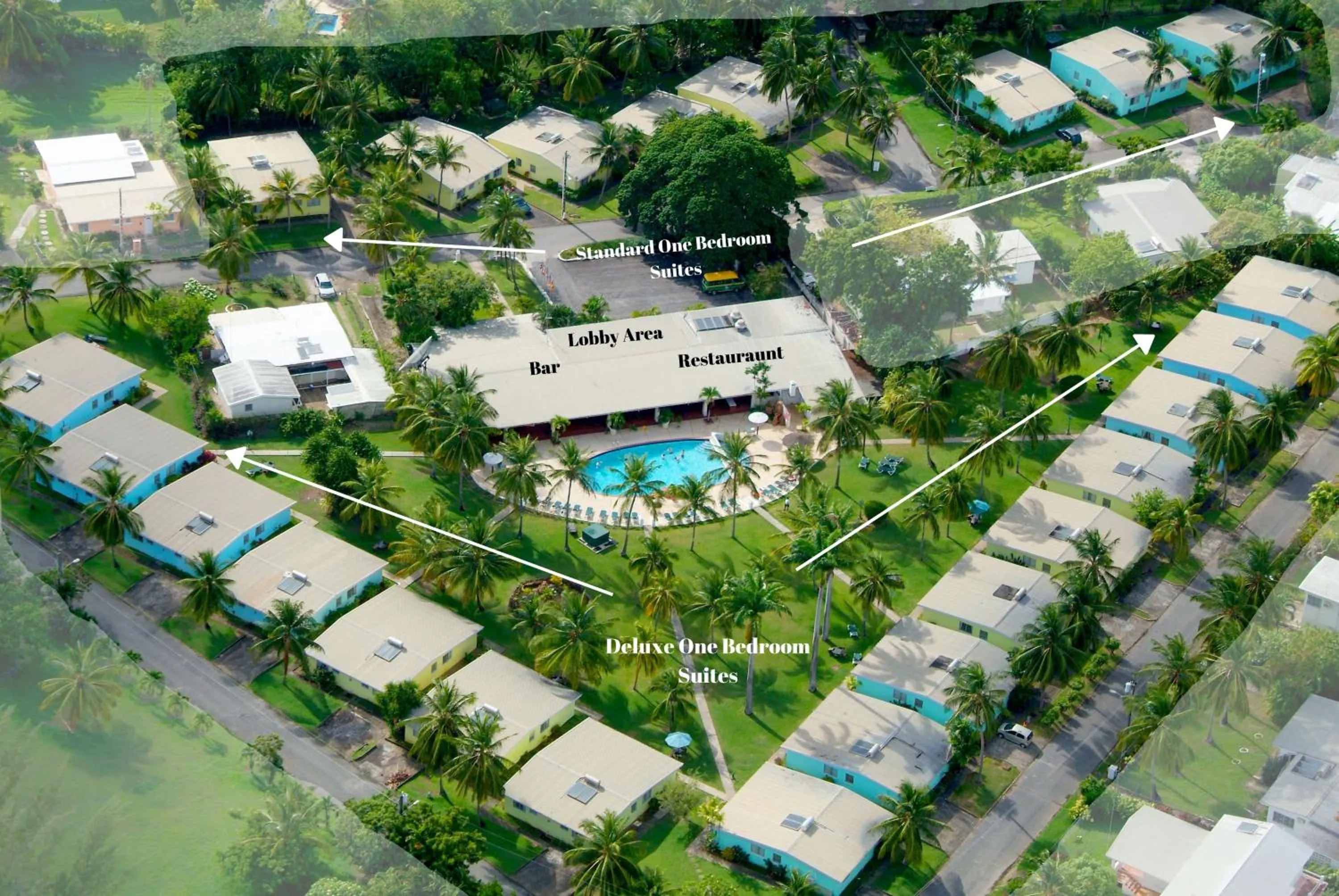 Bird's eye view in All Seasons Resort