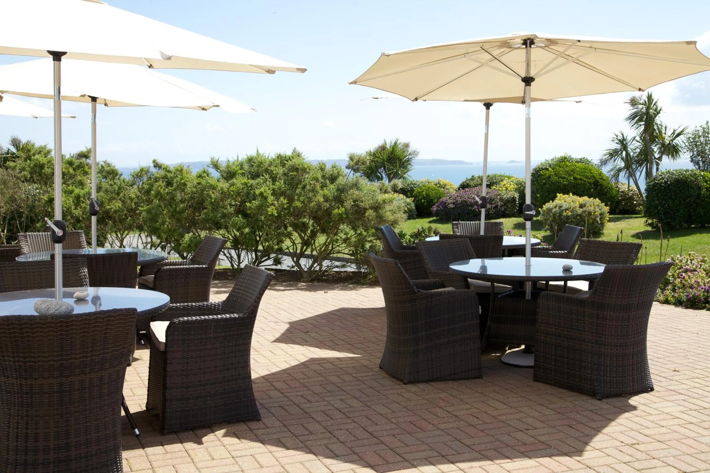 Balcony/Terrace in Hotel Jerbourg