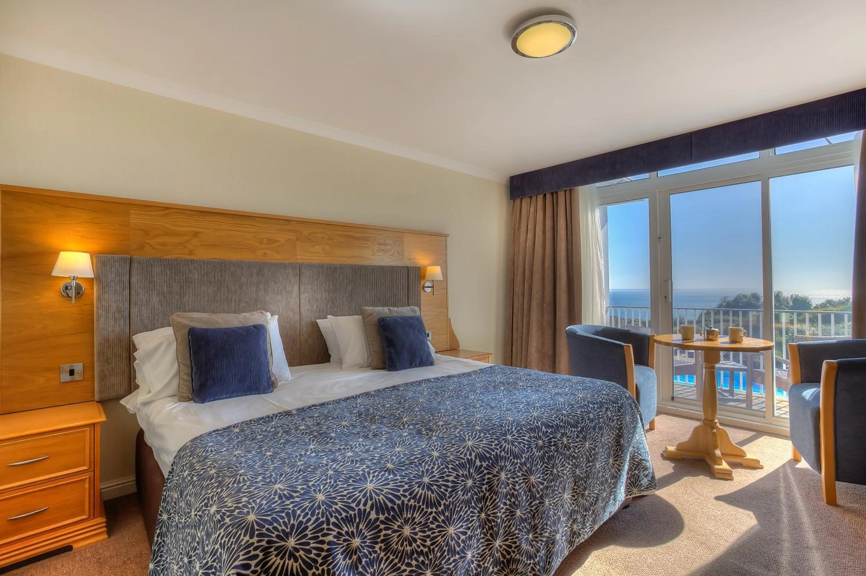 Photo of the whole room, Bed in Hotel Jerbourg