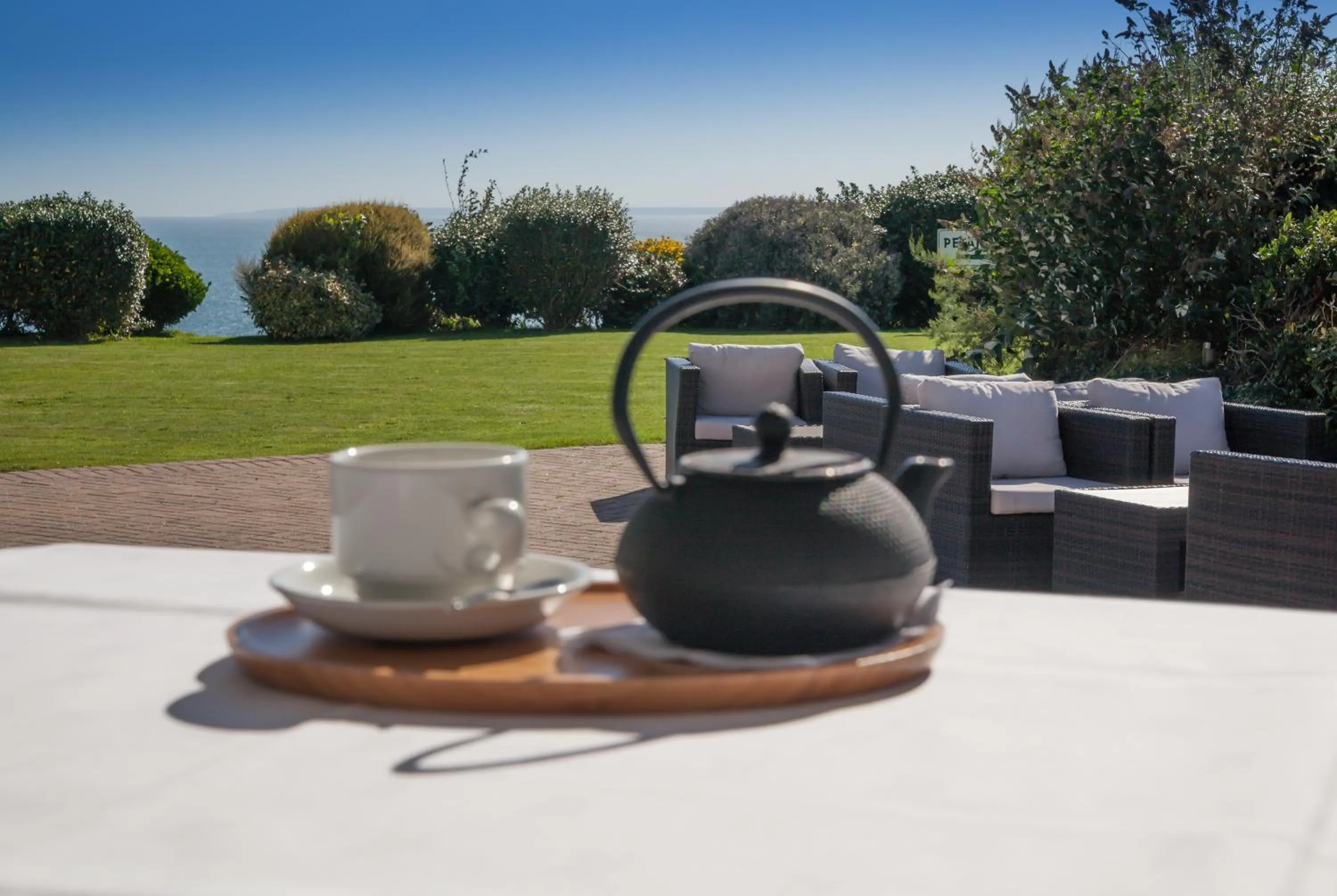 Balcony/Terrace in Hotel Jerbourg