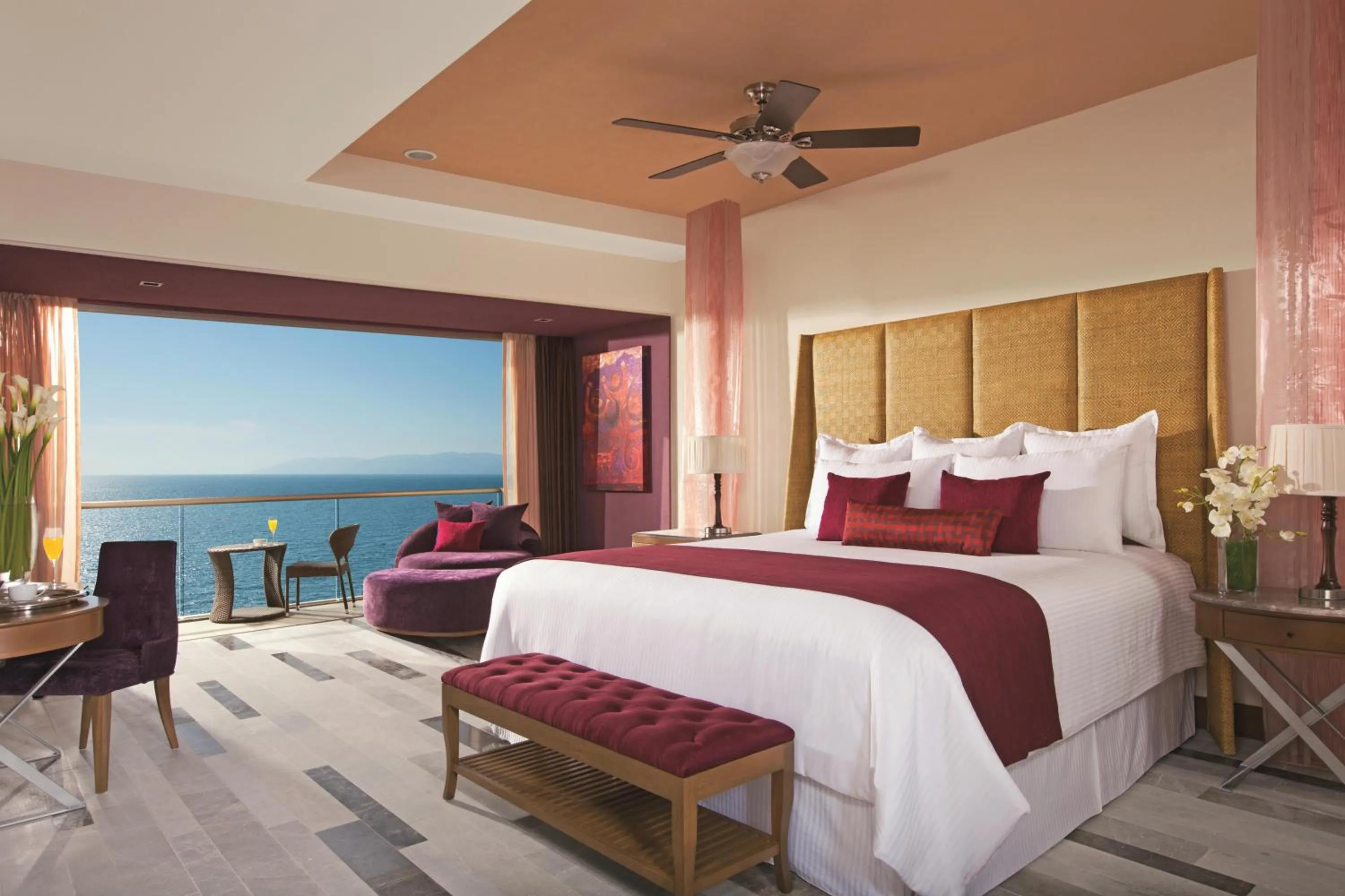 Bedroom, Bed in Secrets Vallarta Bay Resort & SPA - Adults Only