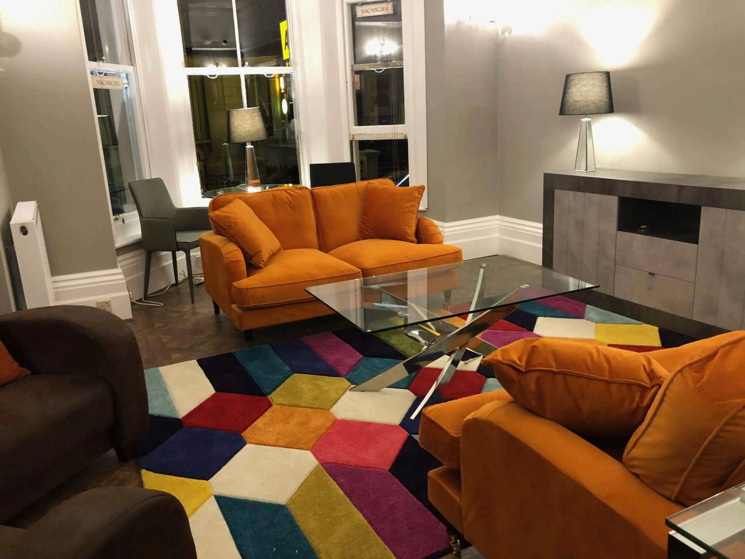 Living room in The Mowbray