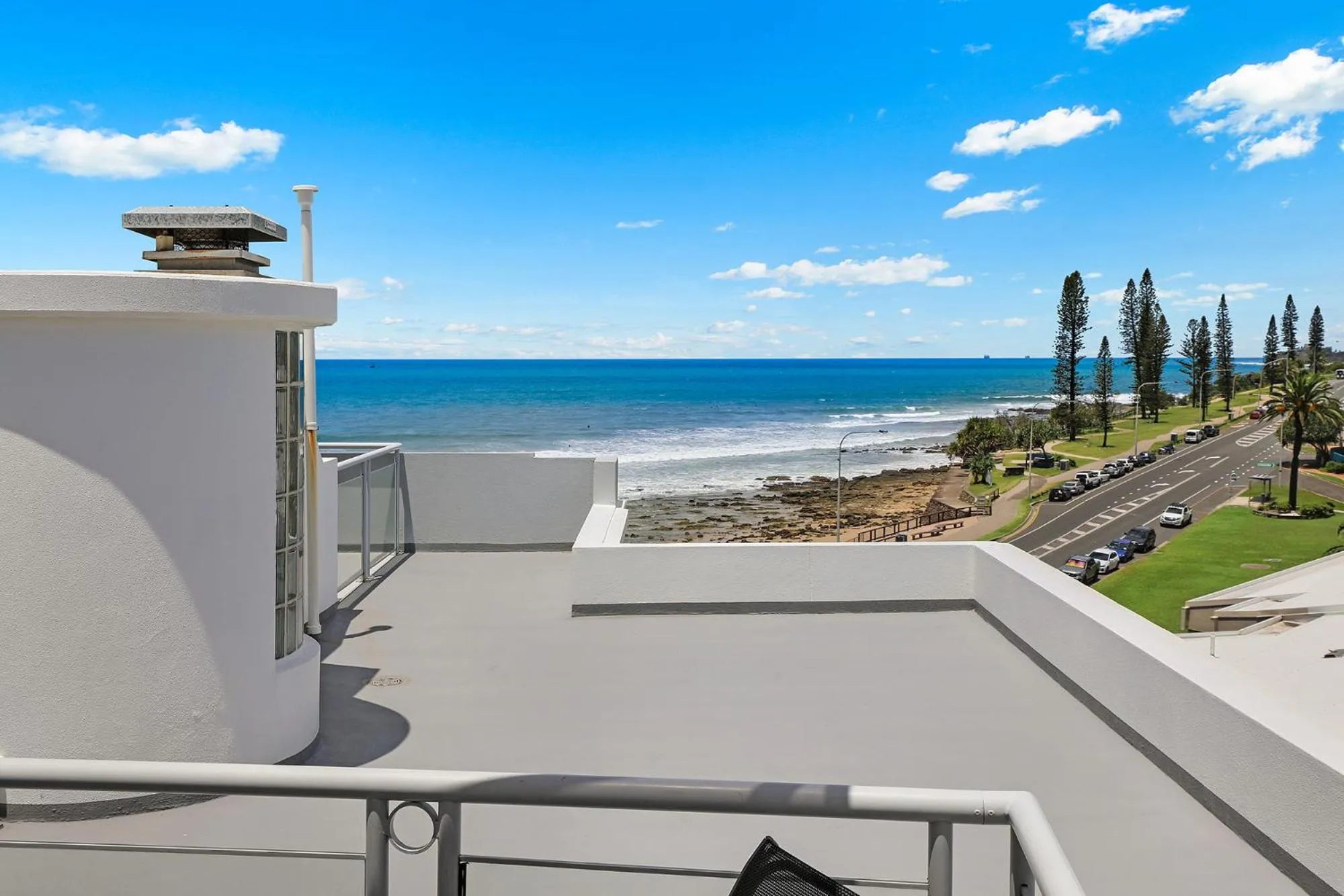 Balcony/Terrace in Grand Palais Boolarong Beachside Apartments