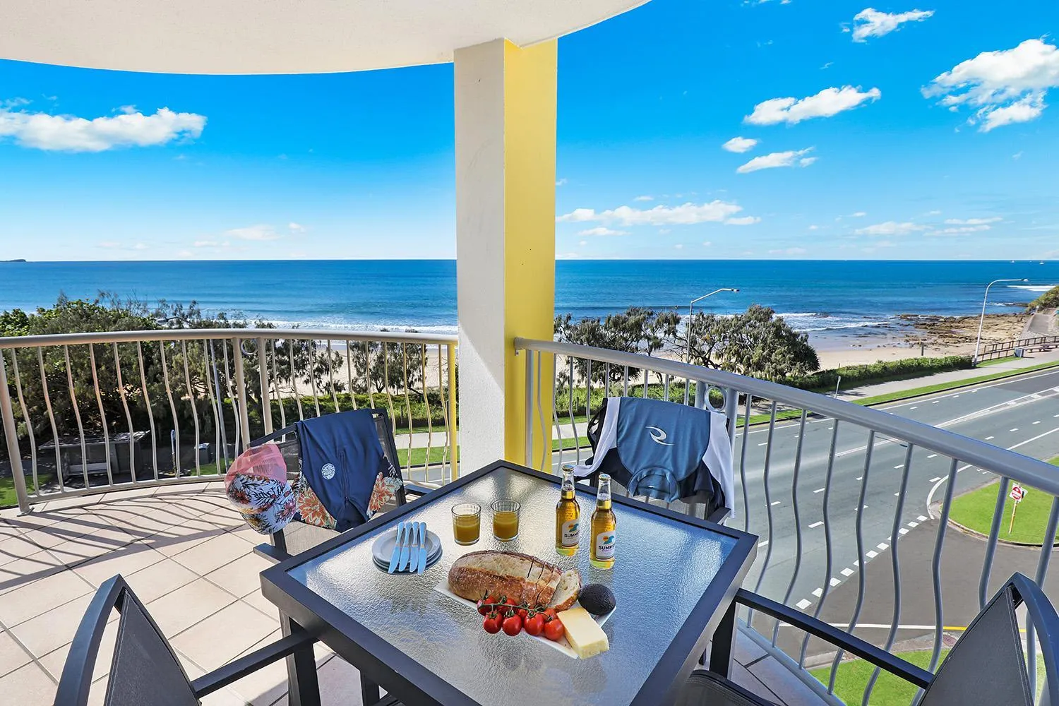 Balcony/Terrace in Grand Palais Boolarong Beachside Apartments