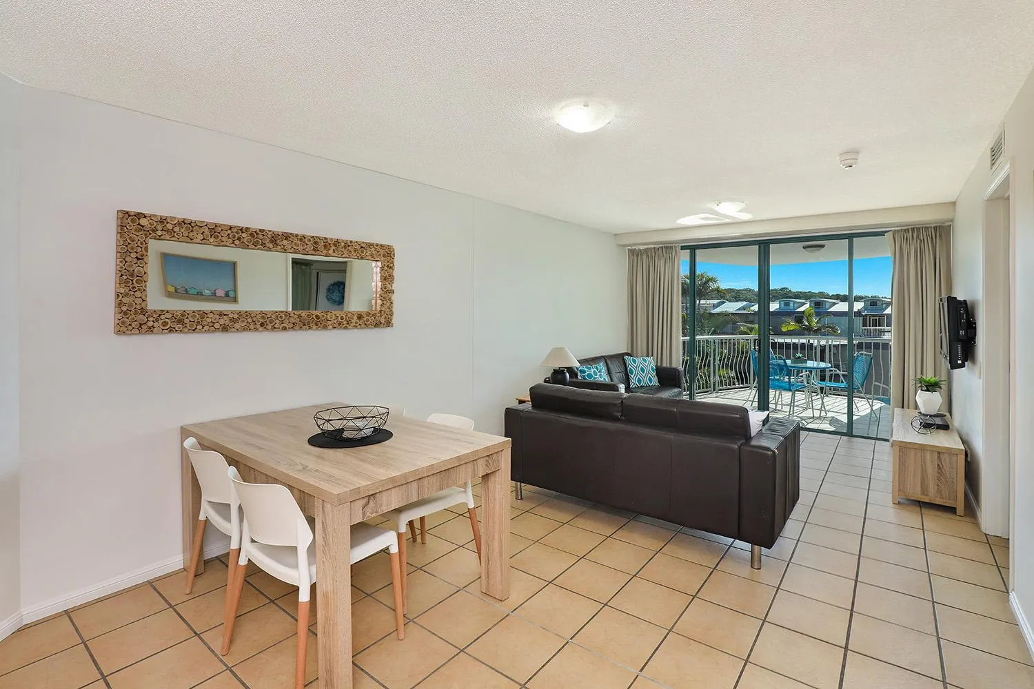 Living room in Grand Palais Boolarong Beachside Apartments
