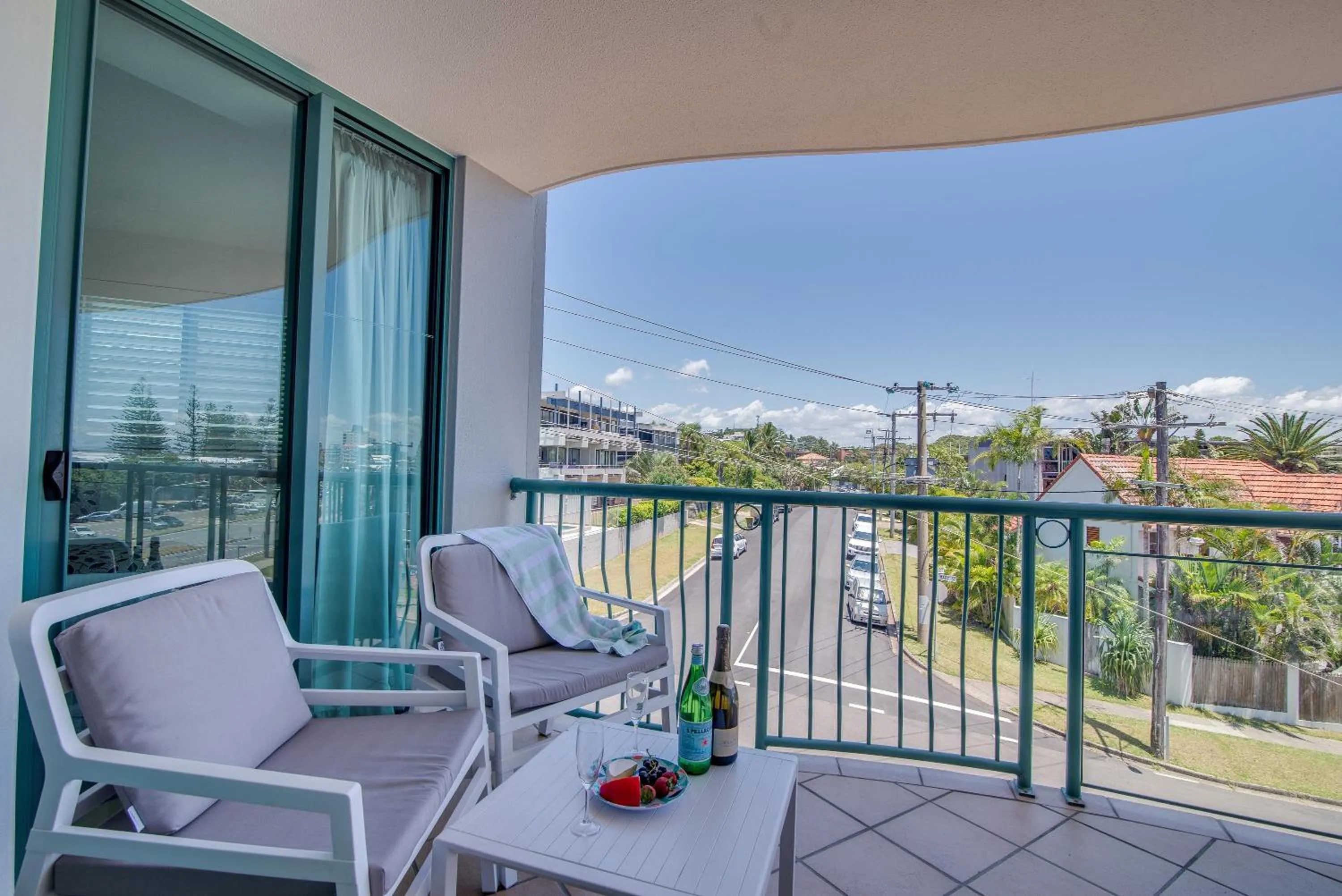 Balcony/Terrace in Grand Palais Boolarong Beachside Apartments