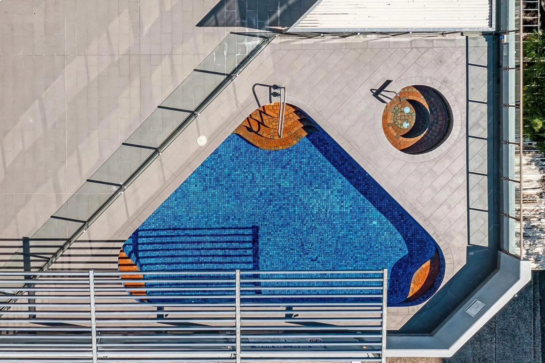 Swimming pool in The Astor Apartments