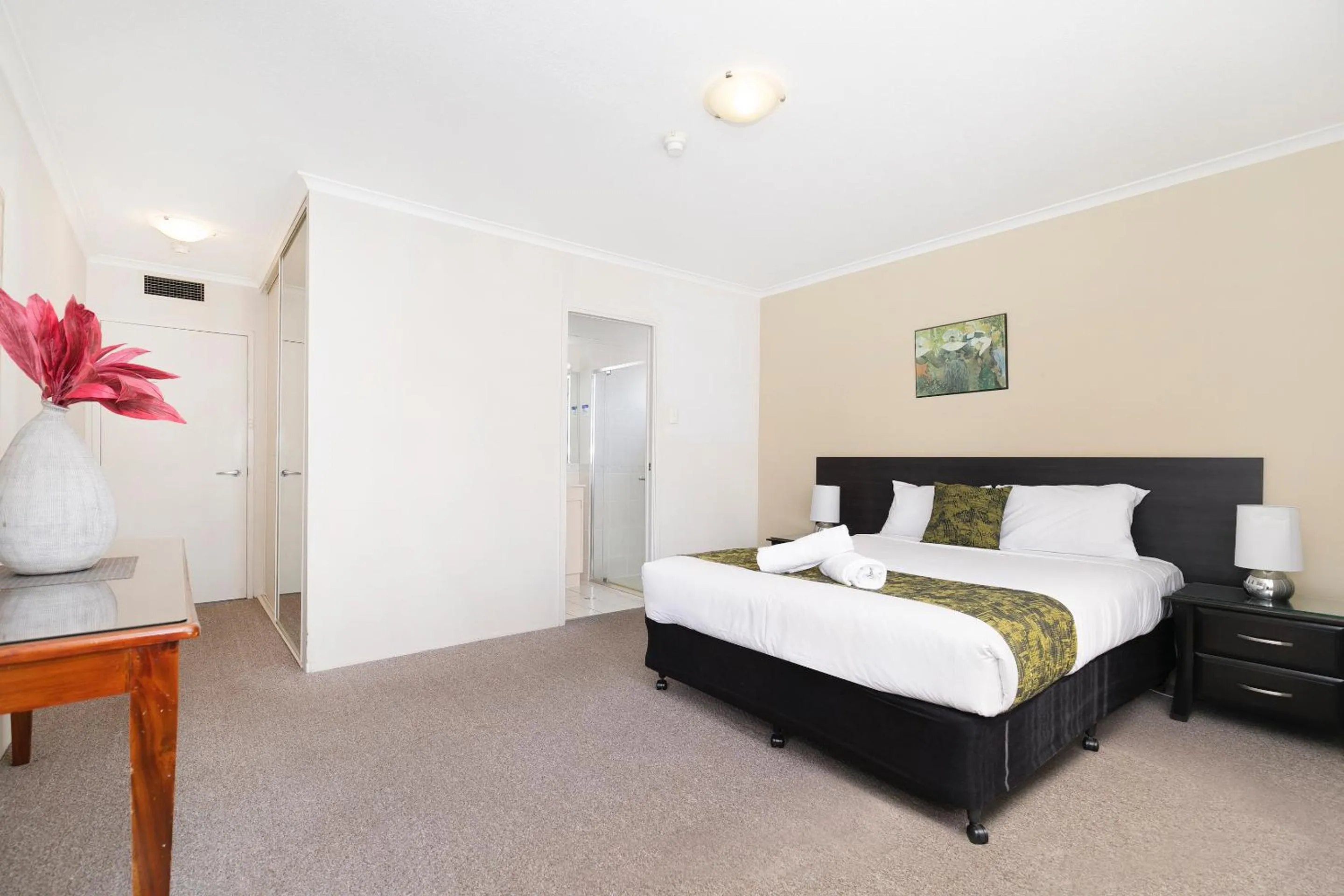 Bed in The Astor Apartments