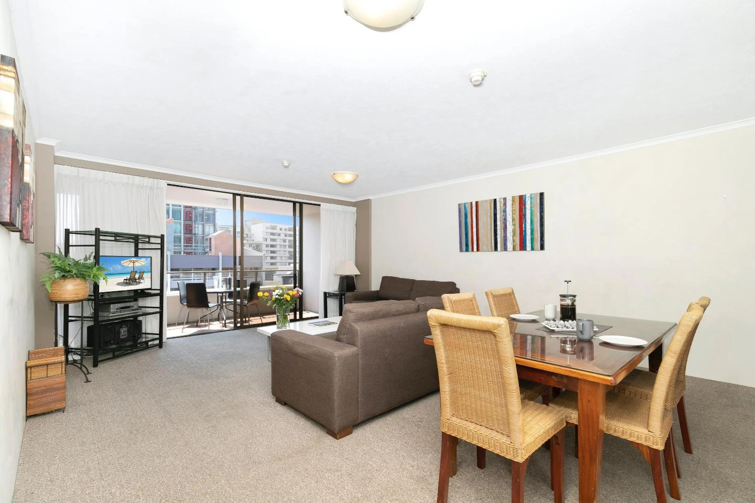 Living room in The Astor Apartments
