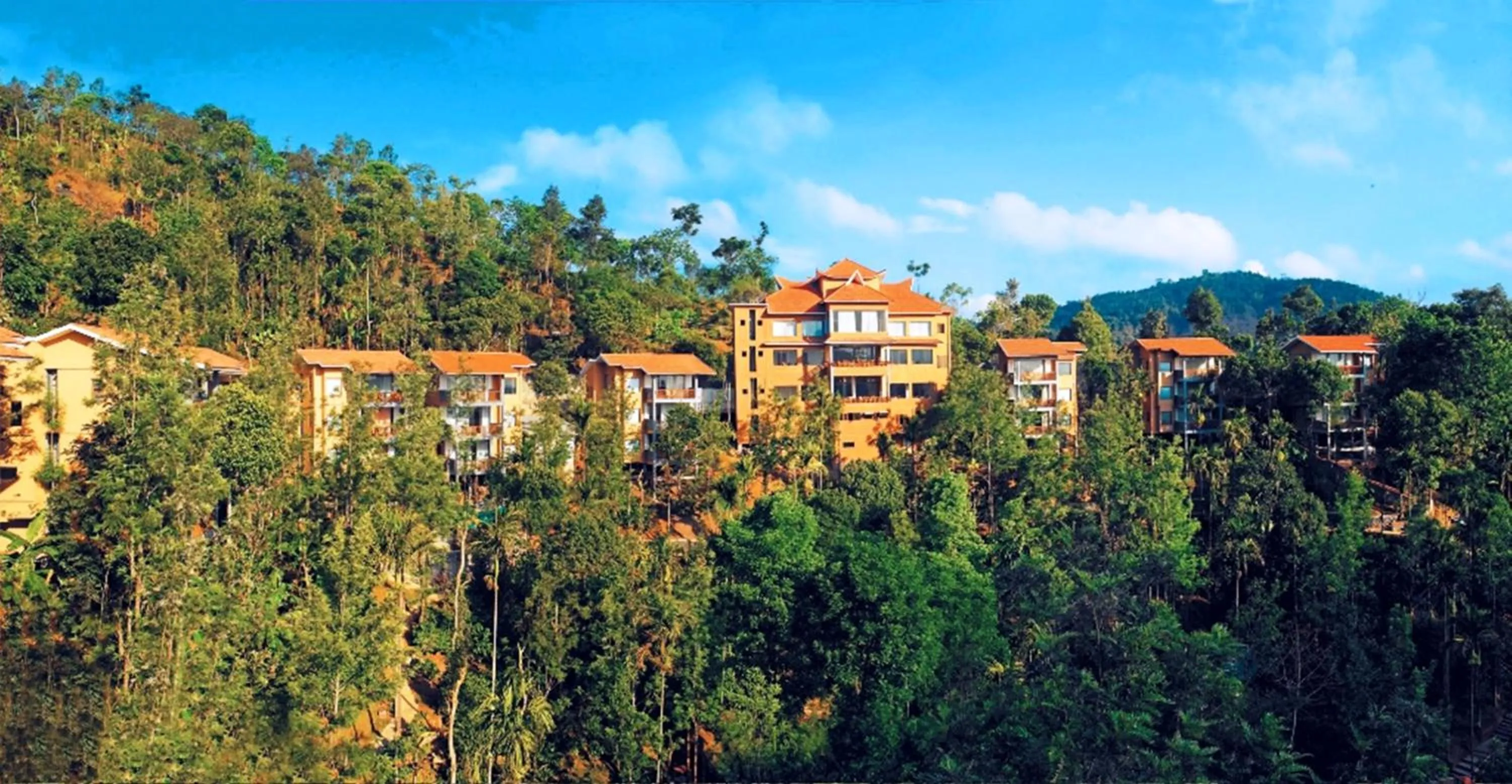 Bird's eye view in Oxygen Resorts Thekkady