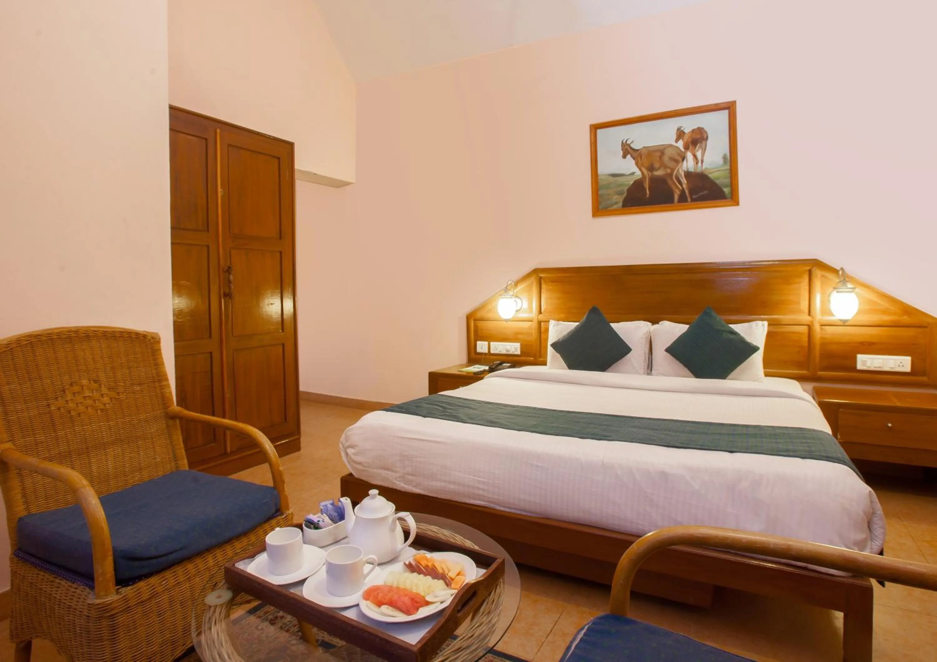 Bedroom, Bed in Oxygen Resorts Thekkady