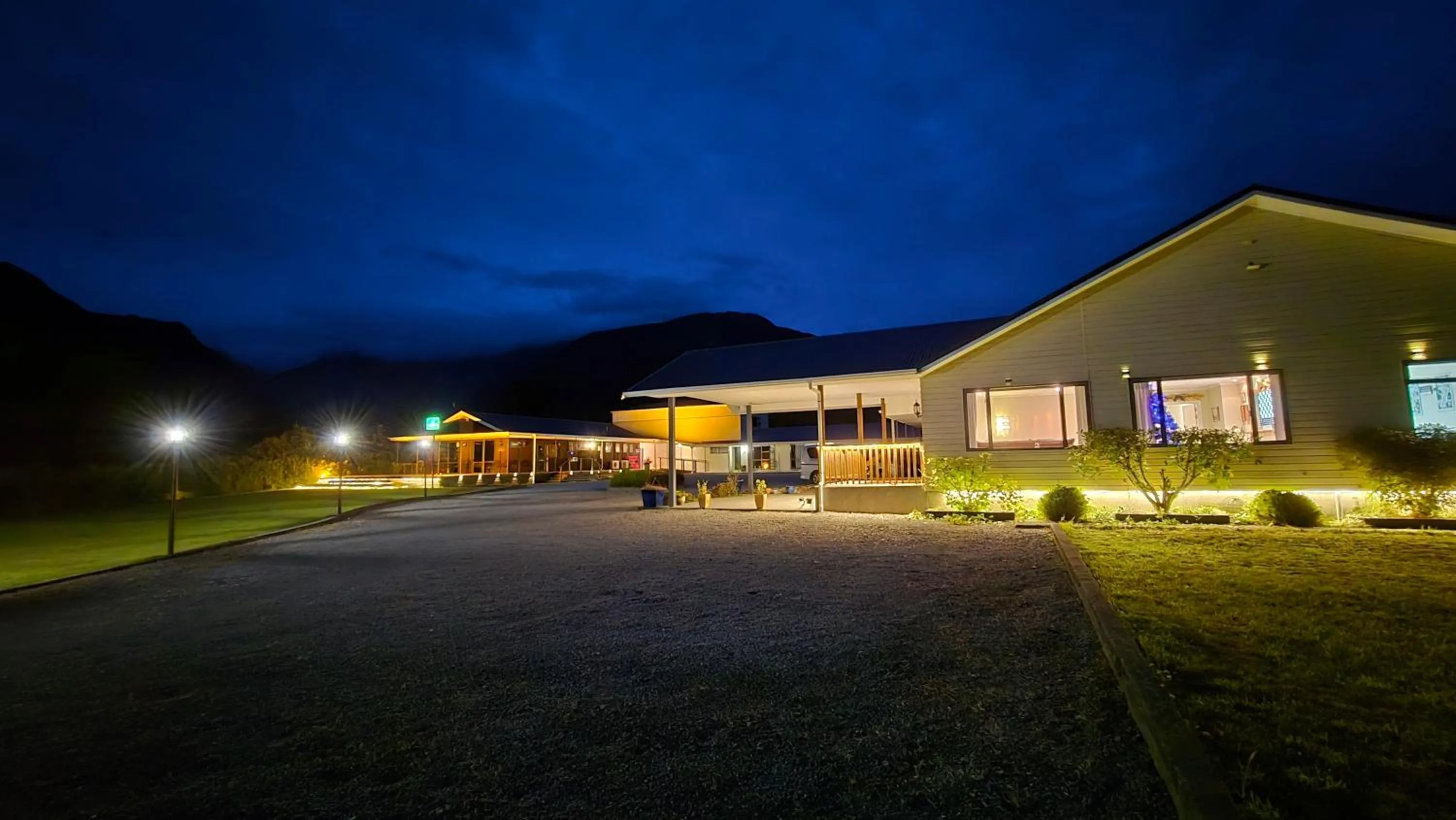 Property building in High Peaks Hotel