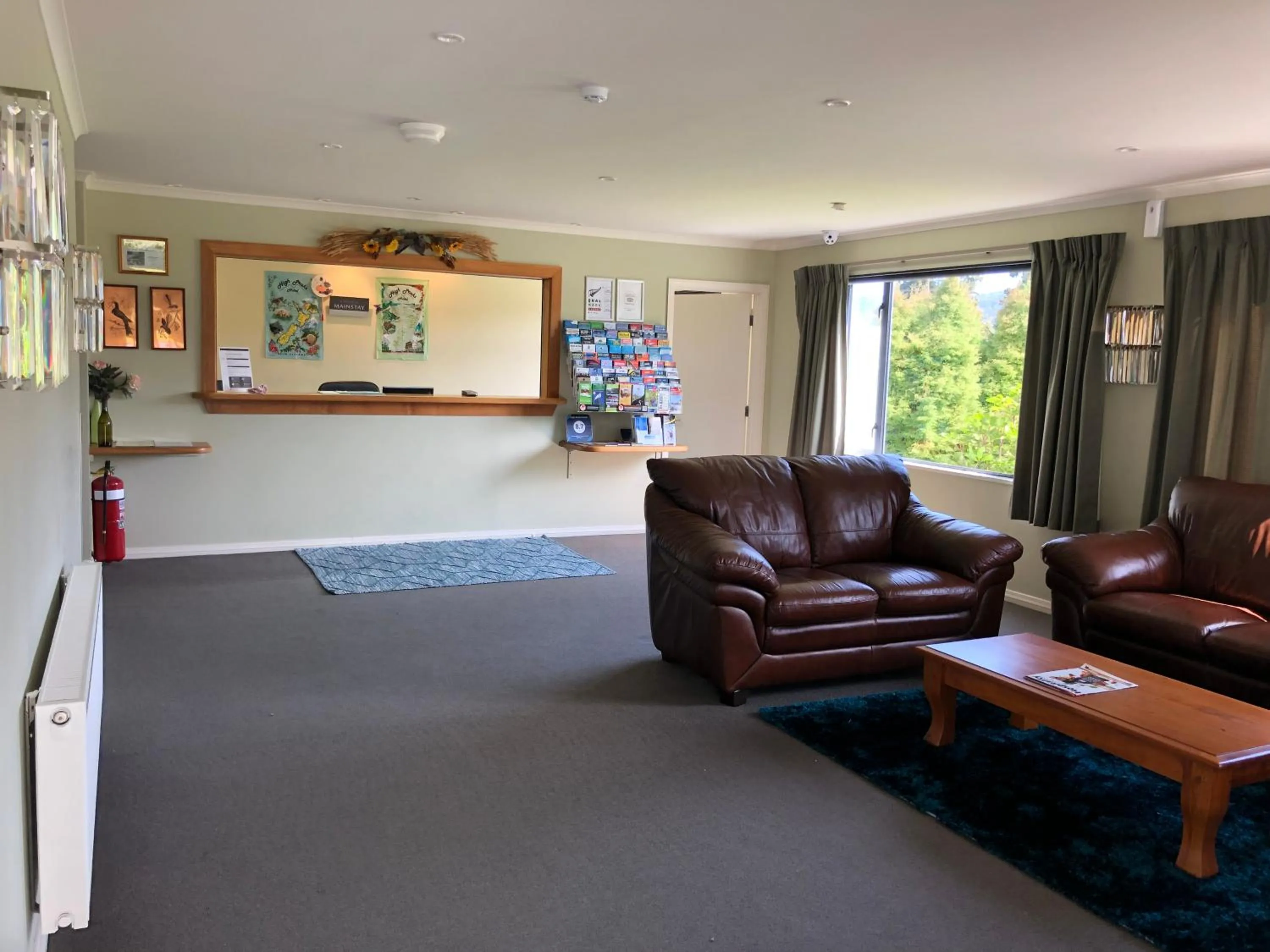 Lobby or reception in High Peaks Hotel