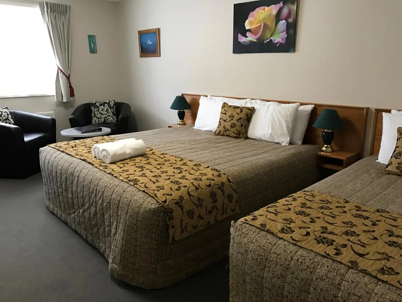 Bed in High Peaks Hotel