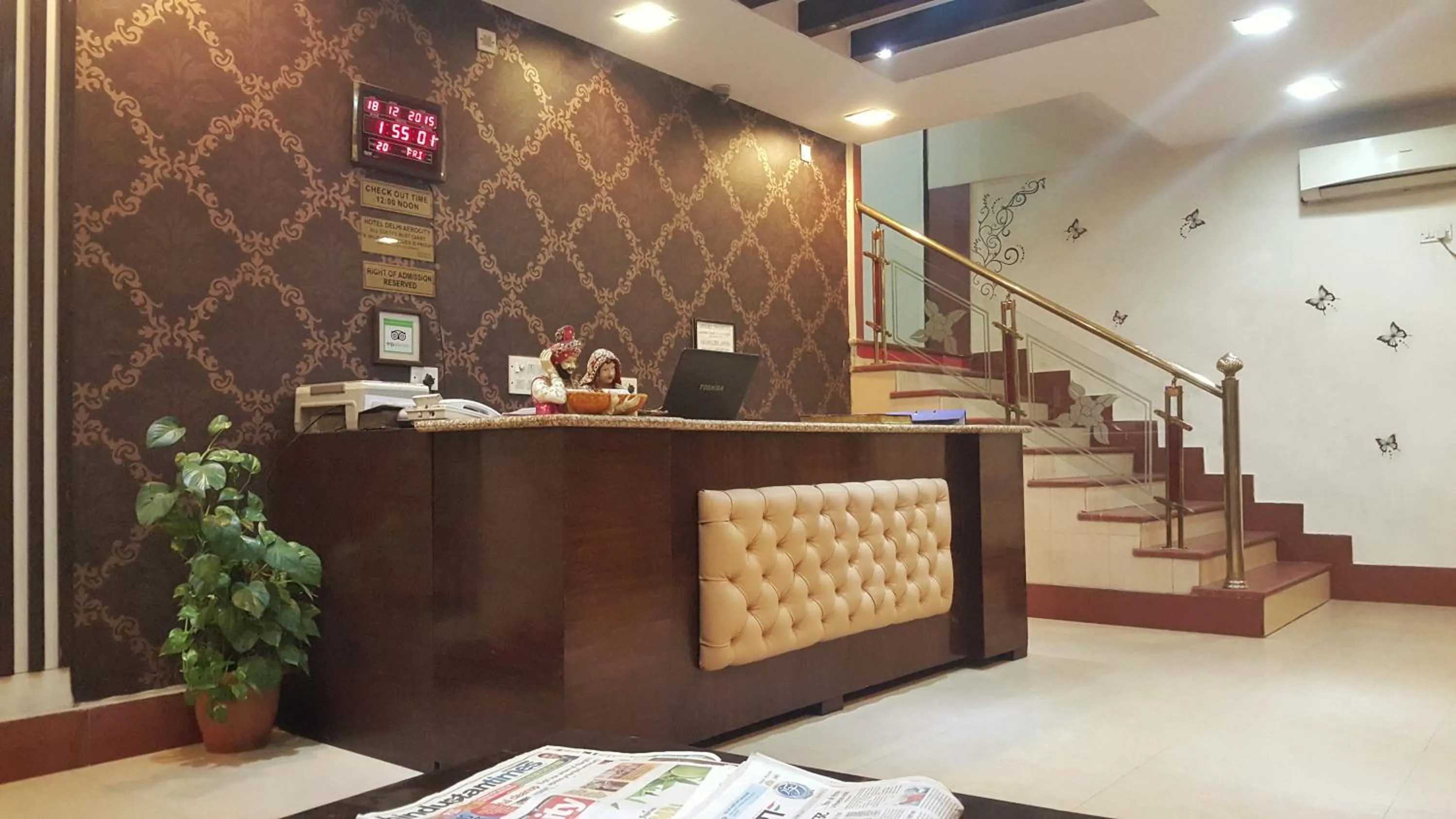 Lobby or reception in Hotel Delhi Aerocity