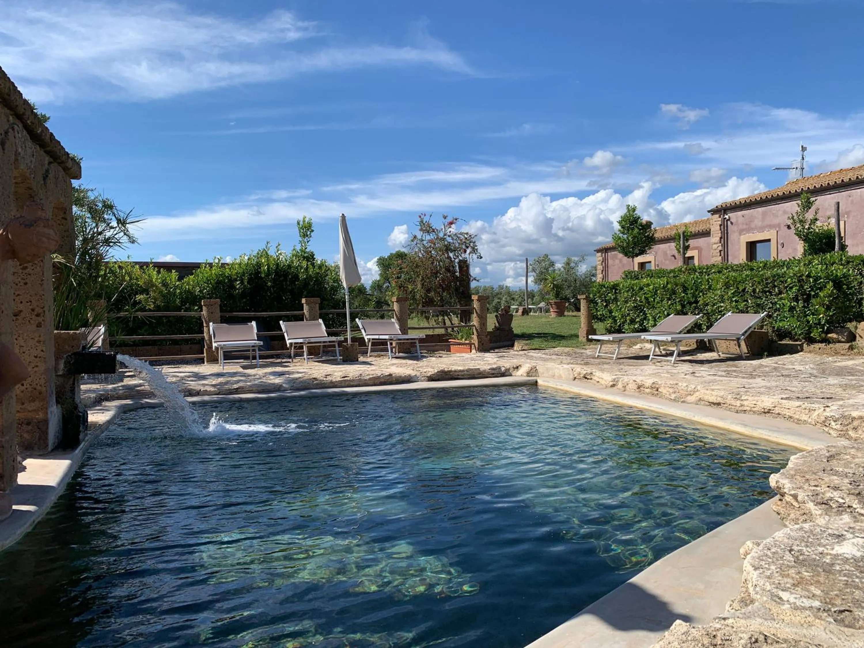 Pool view in Resort Fonte Vulci