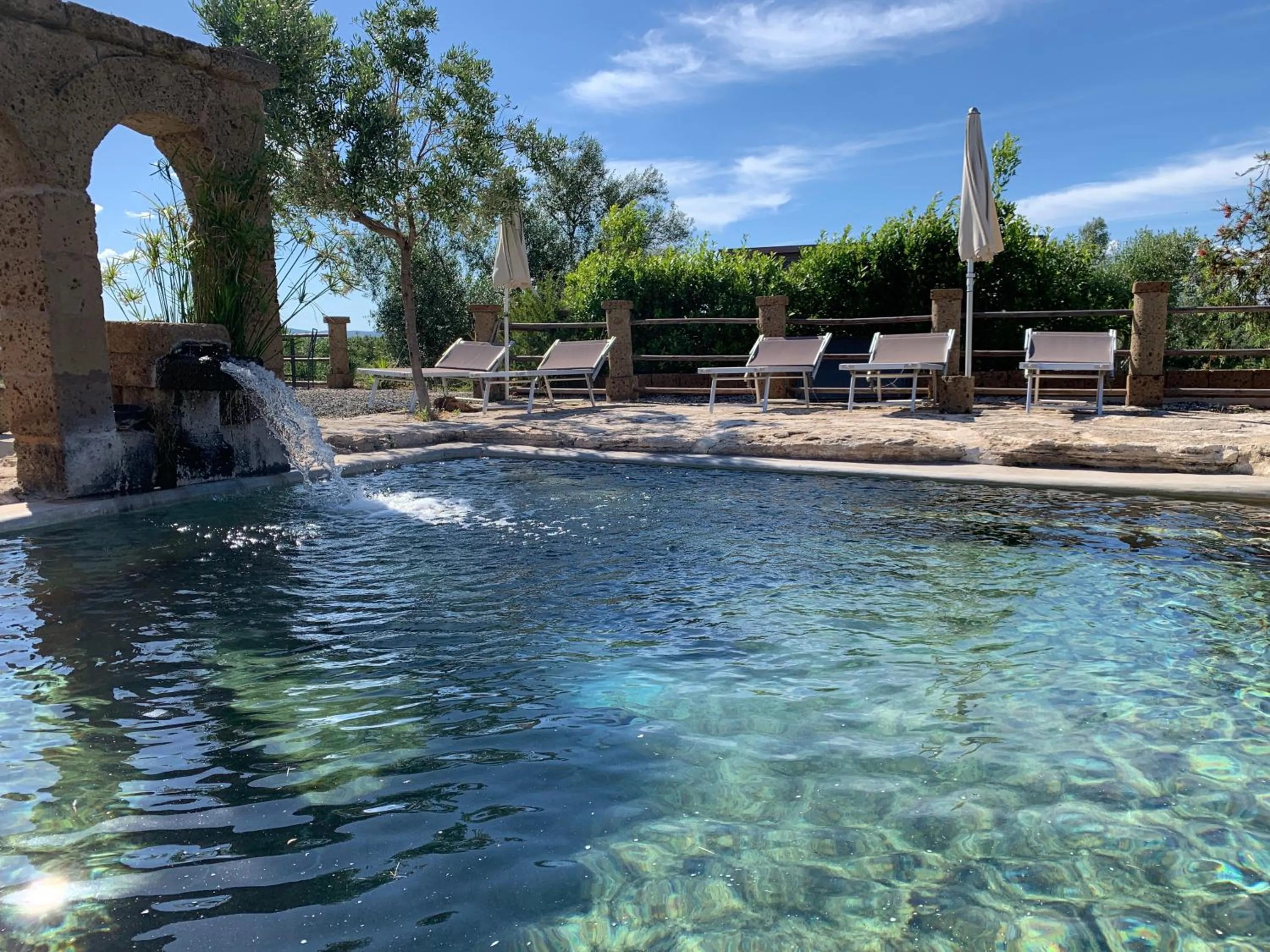 Pool view in Resort Fonte Vulci