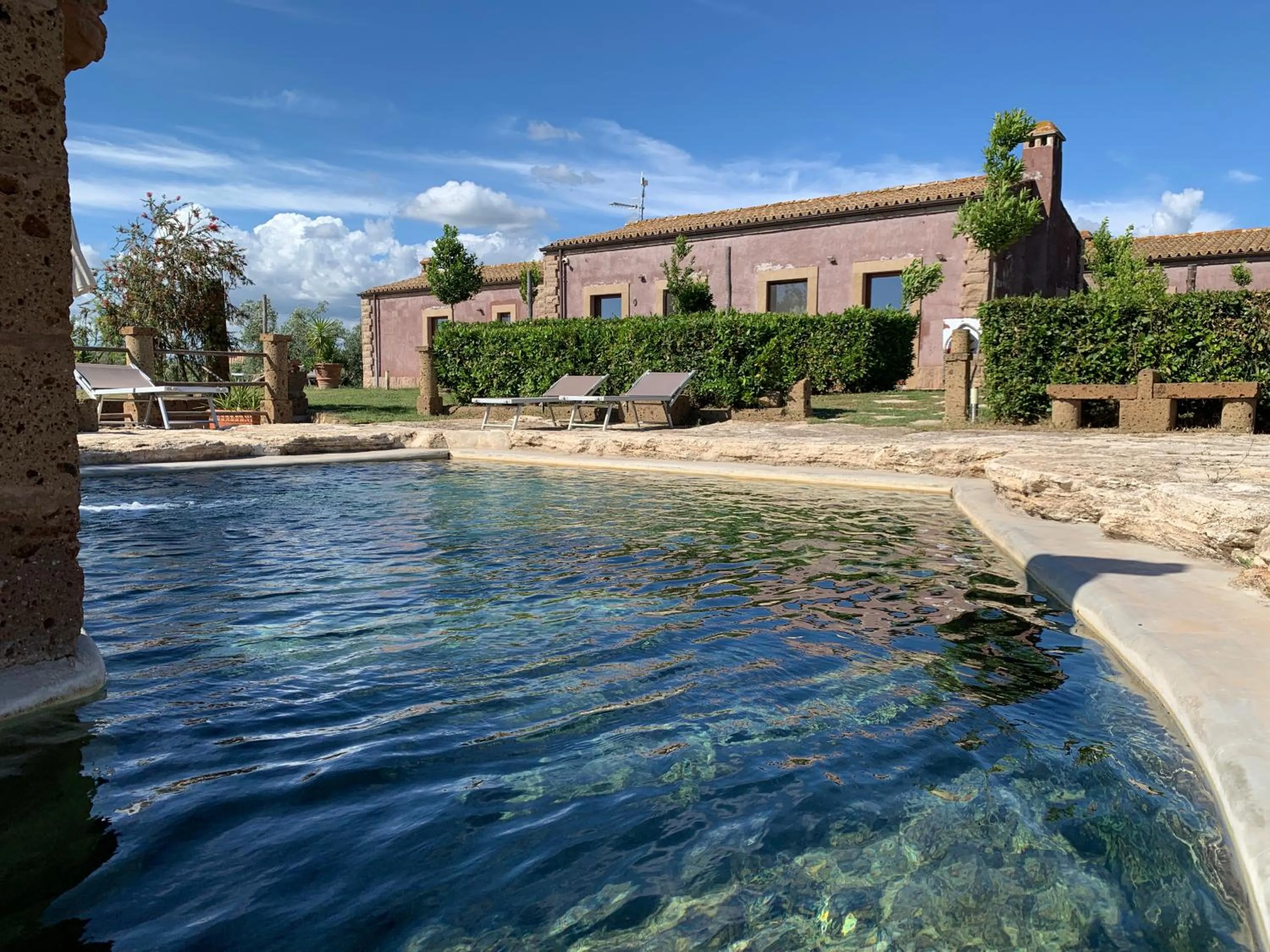 Pool view in Resort Fonte Vulci
