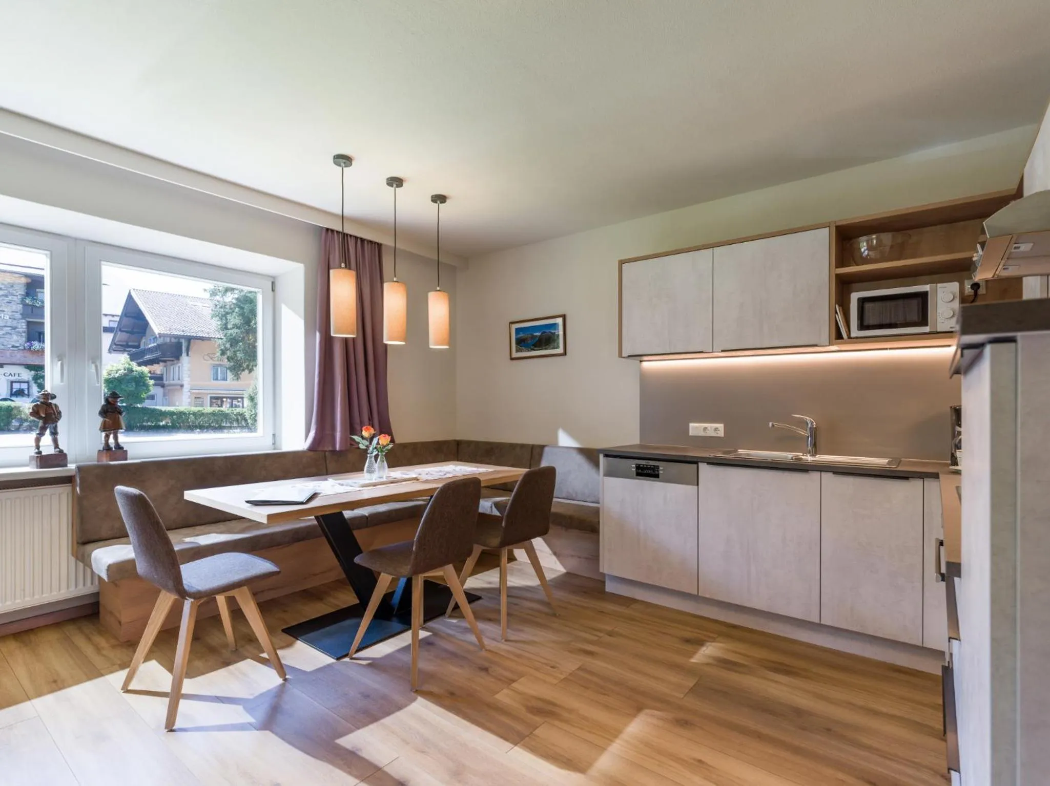 Kitchen or kitchenette in Apartments Rosenhof