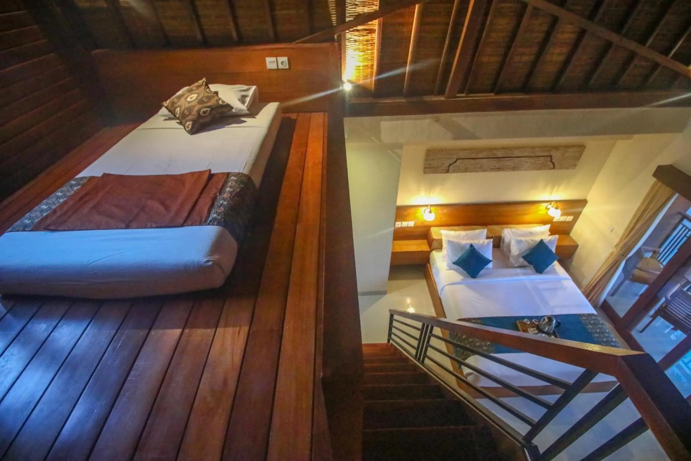 Bed in Gunung Merta Bungalows