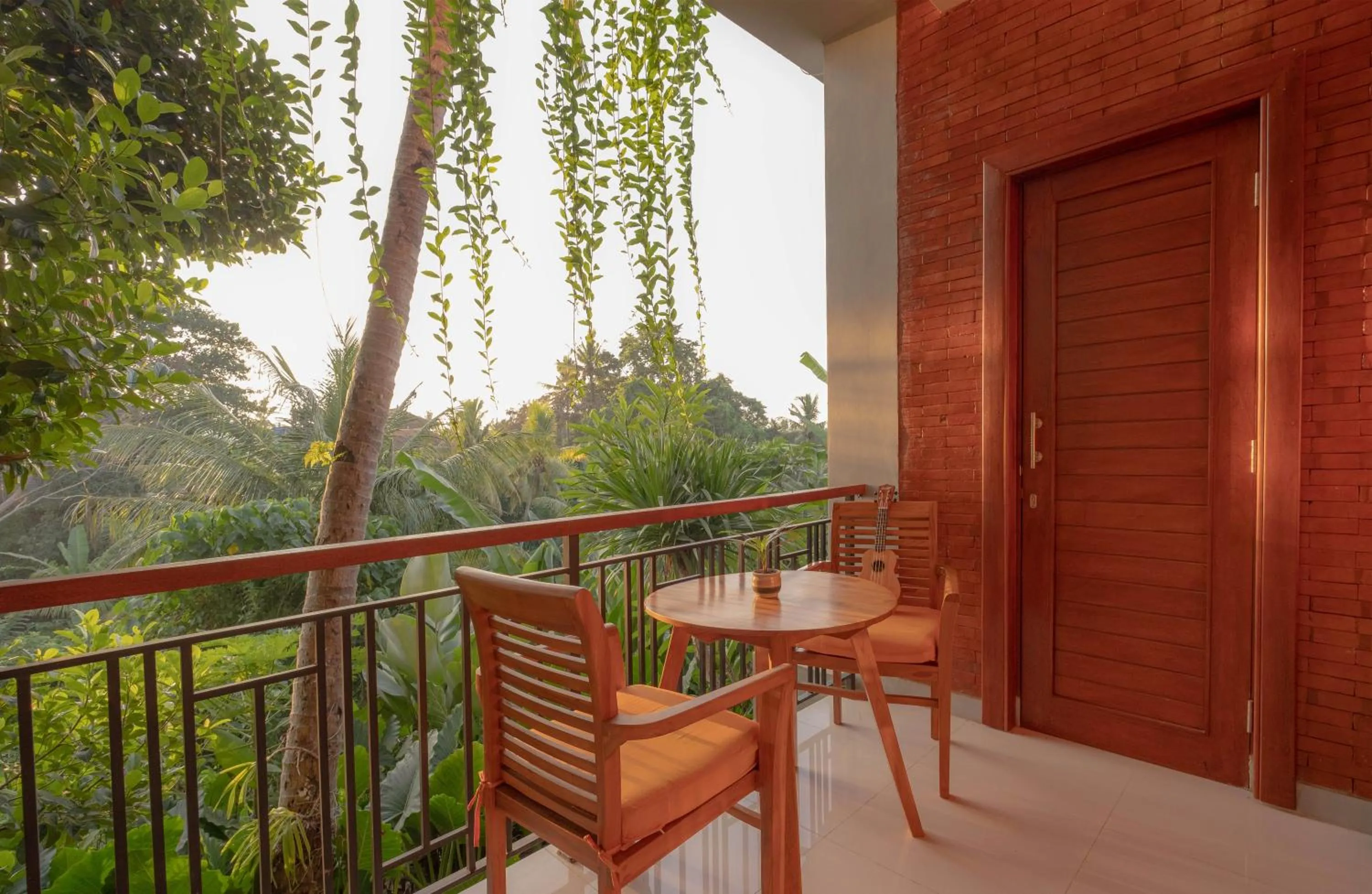 Balcony/Terrace in Gunung Merta Bungalows