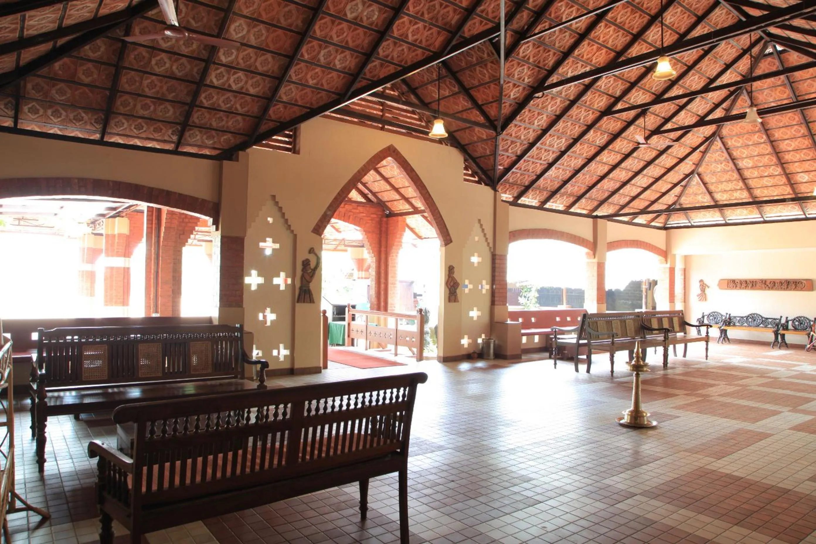 Seating area in Cherai Beach Resorts