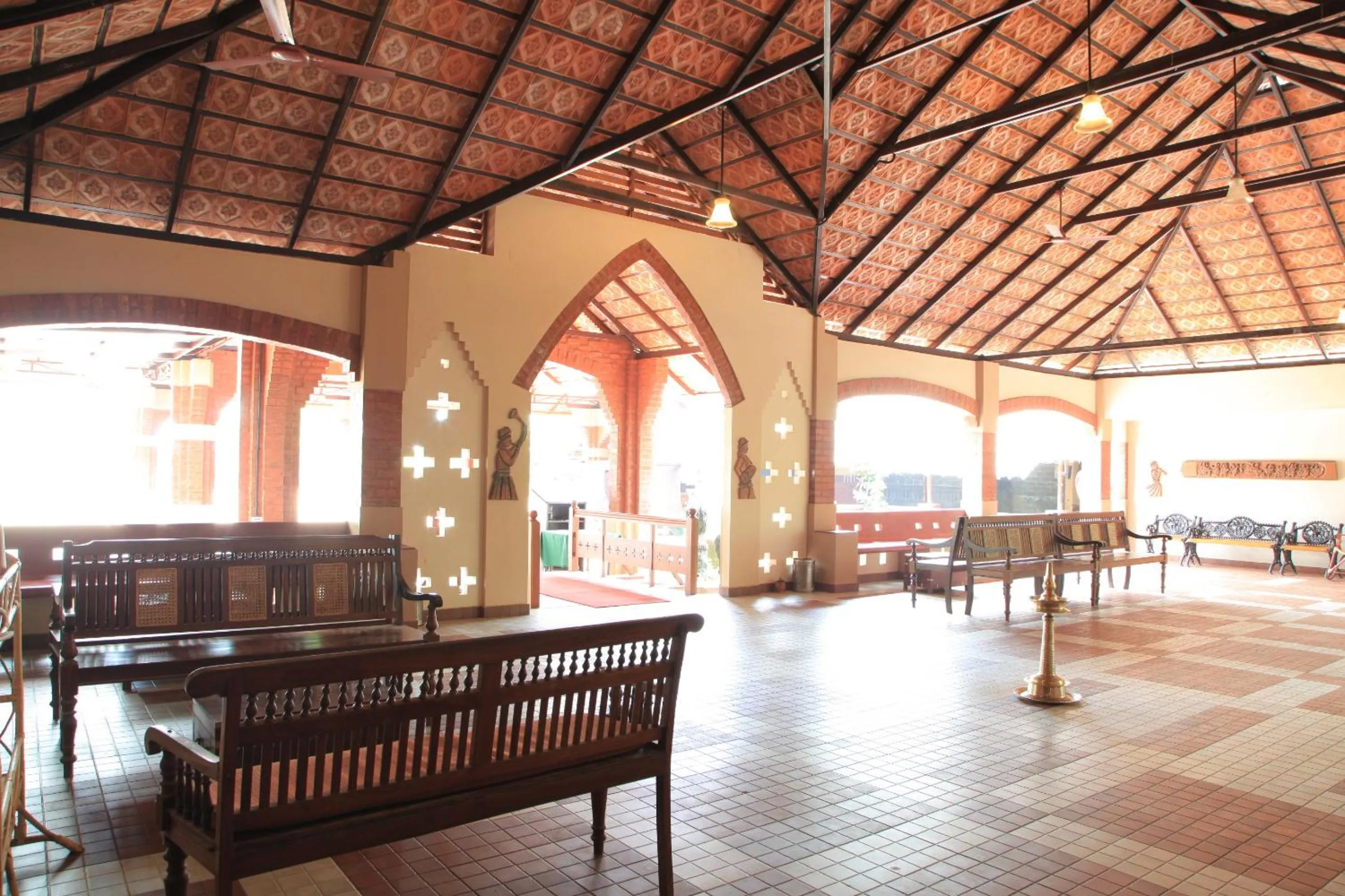 Seating area in Cherai Beach Resorts