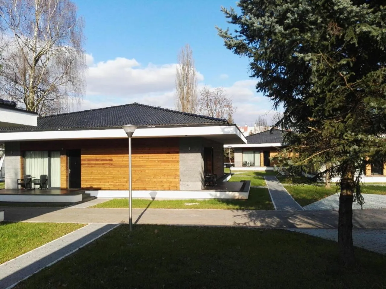 Street view in Villas and apartments Oaza