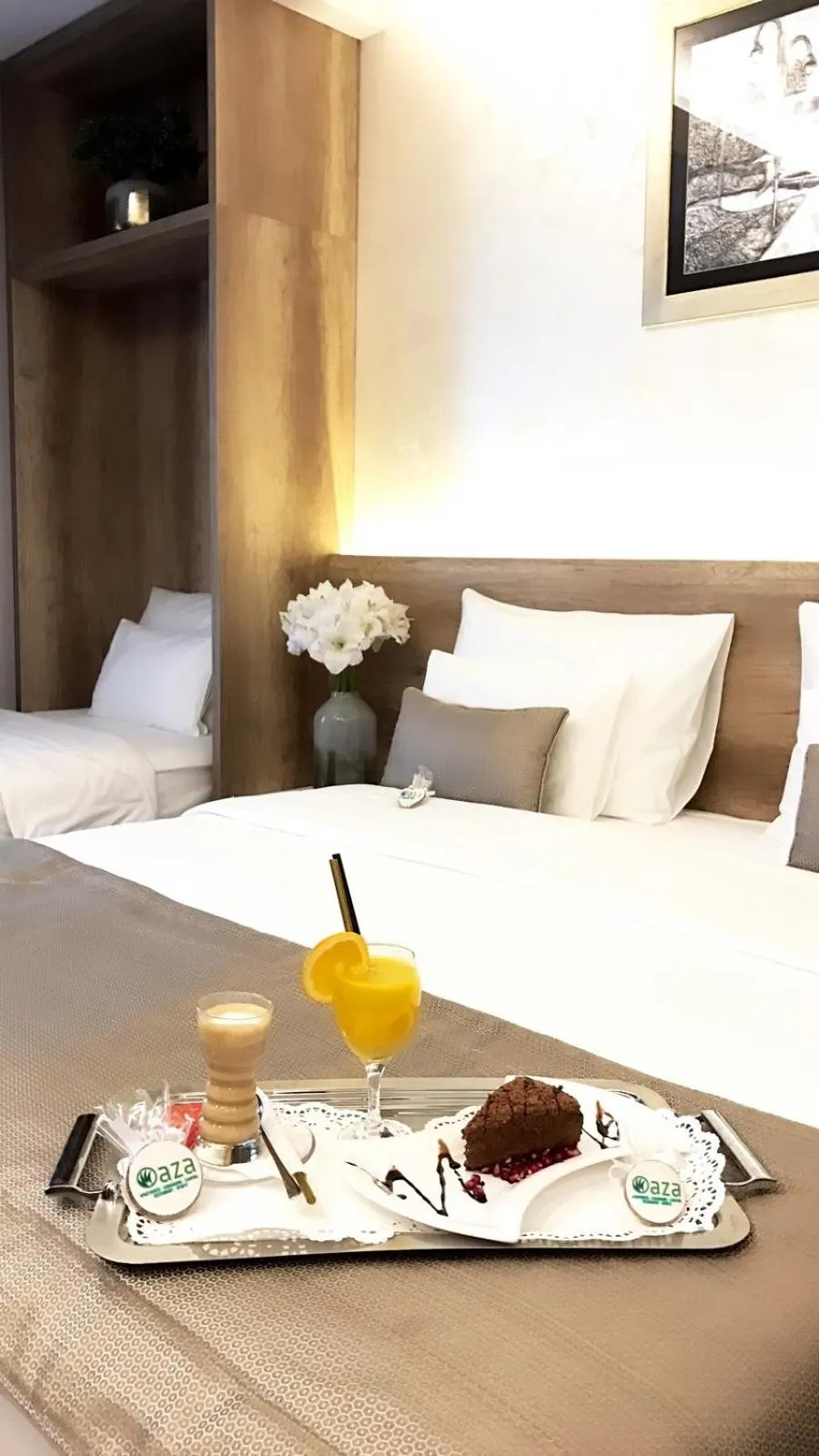 Bedroom, Bed in Villas and apartments Oaza