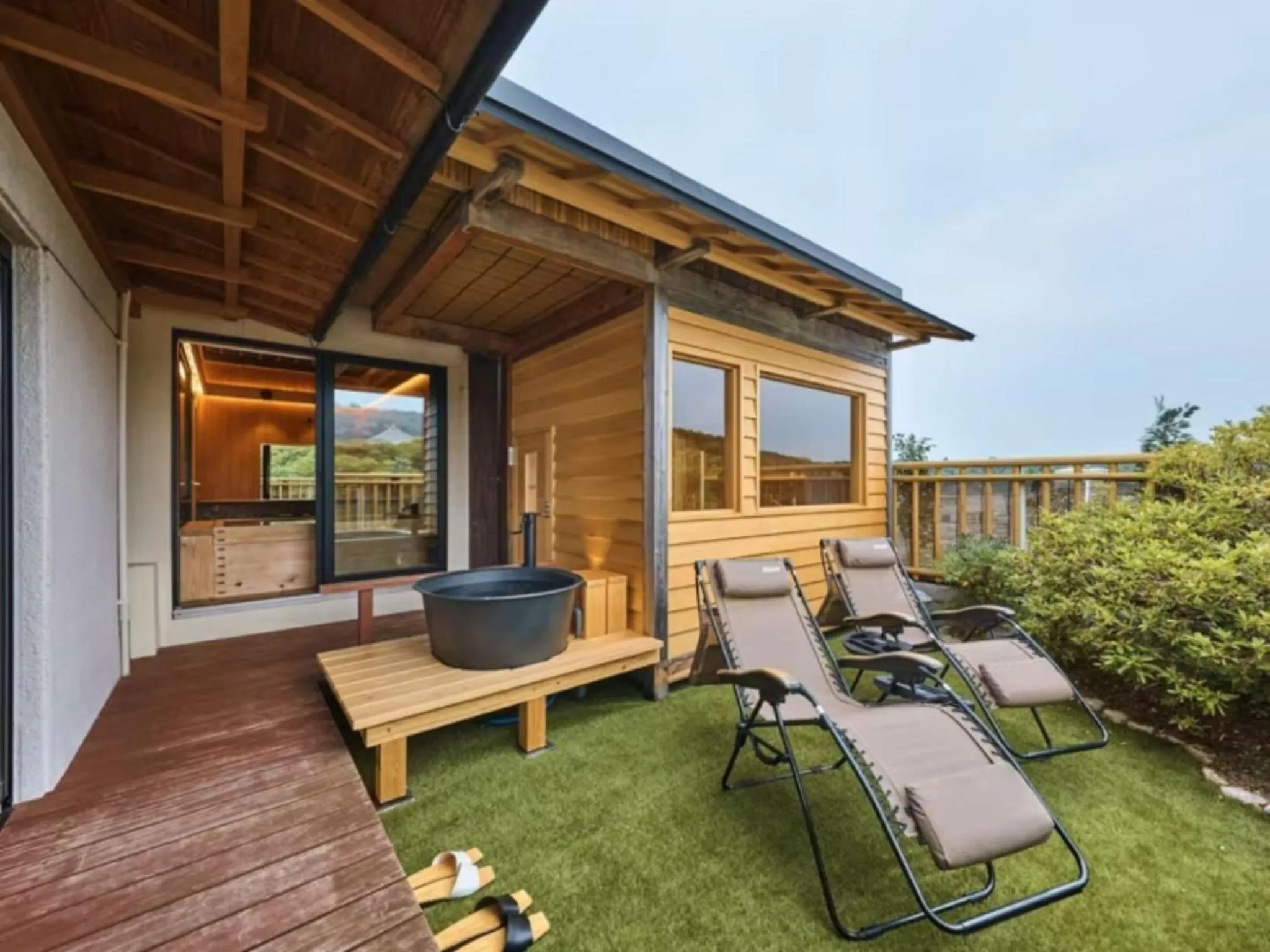 Balcony/Terrace in Hotel New Wakasa