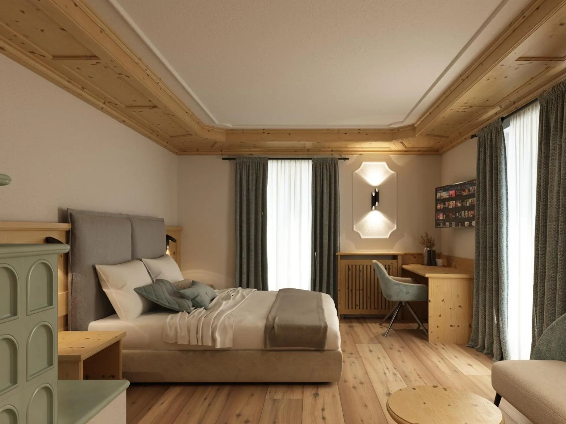 Bed in Hotel Foresta