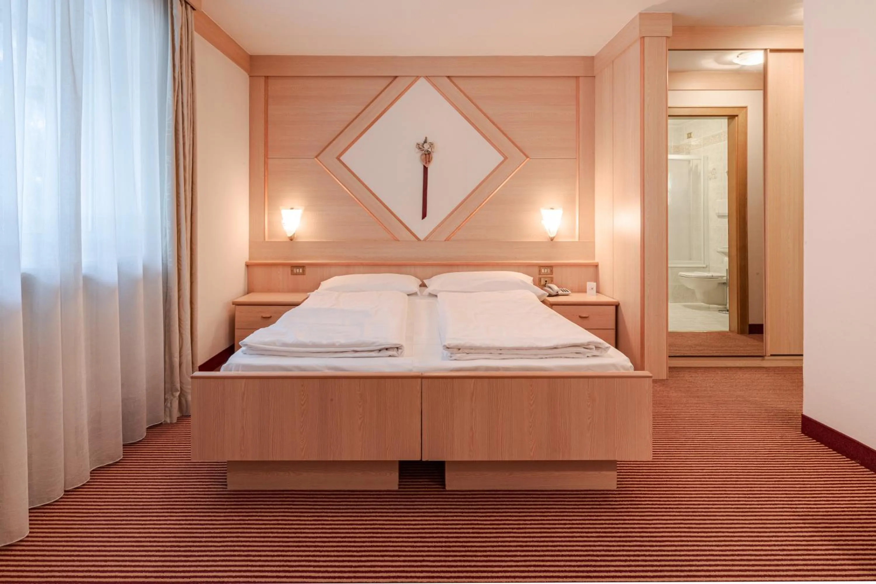 Bed in Hotel Foresta