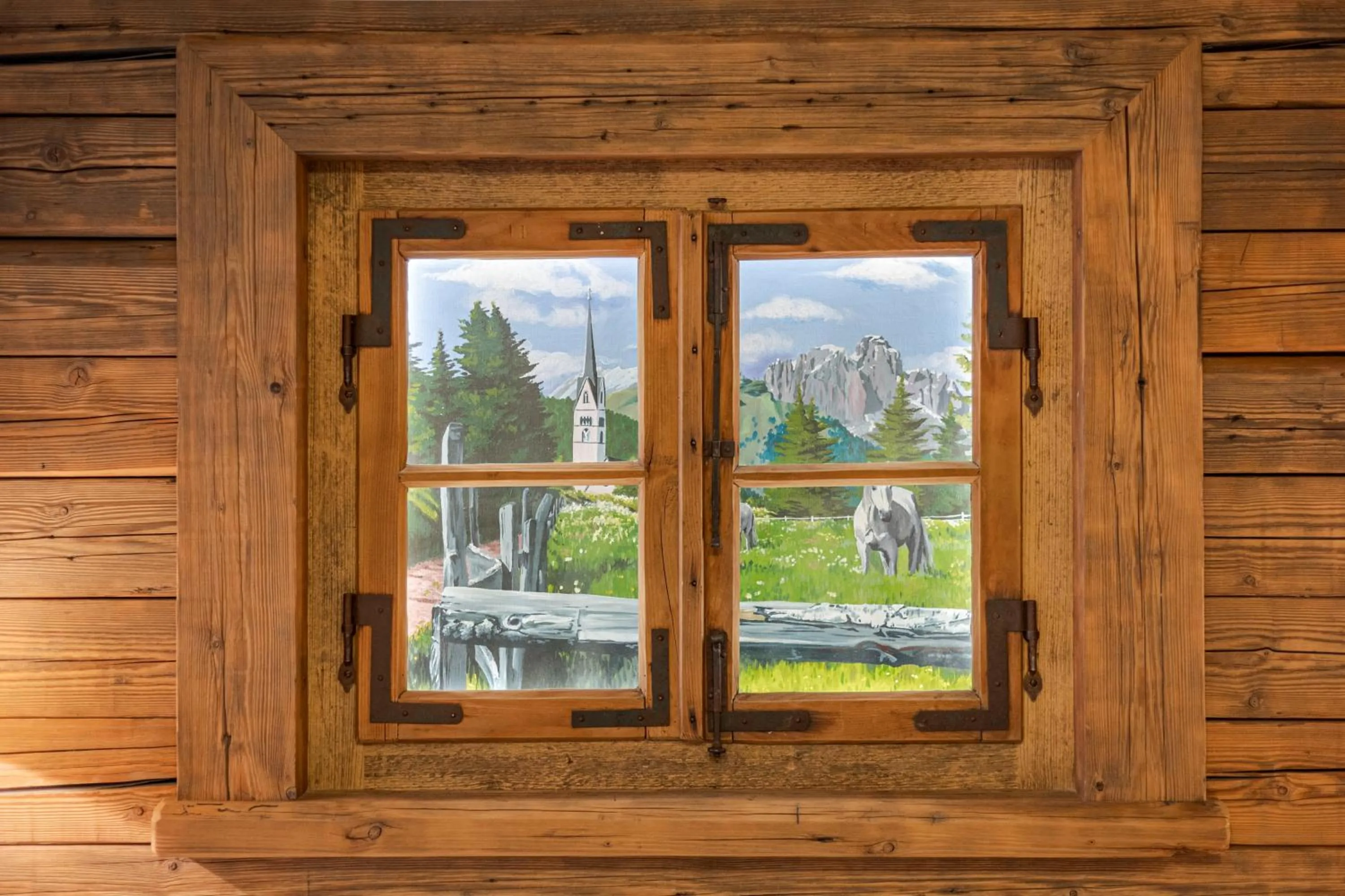 Decorative detail in Hotel Foresta