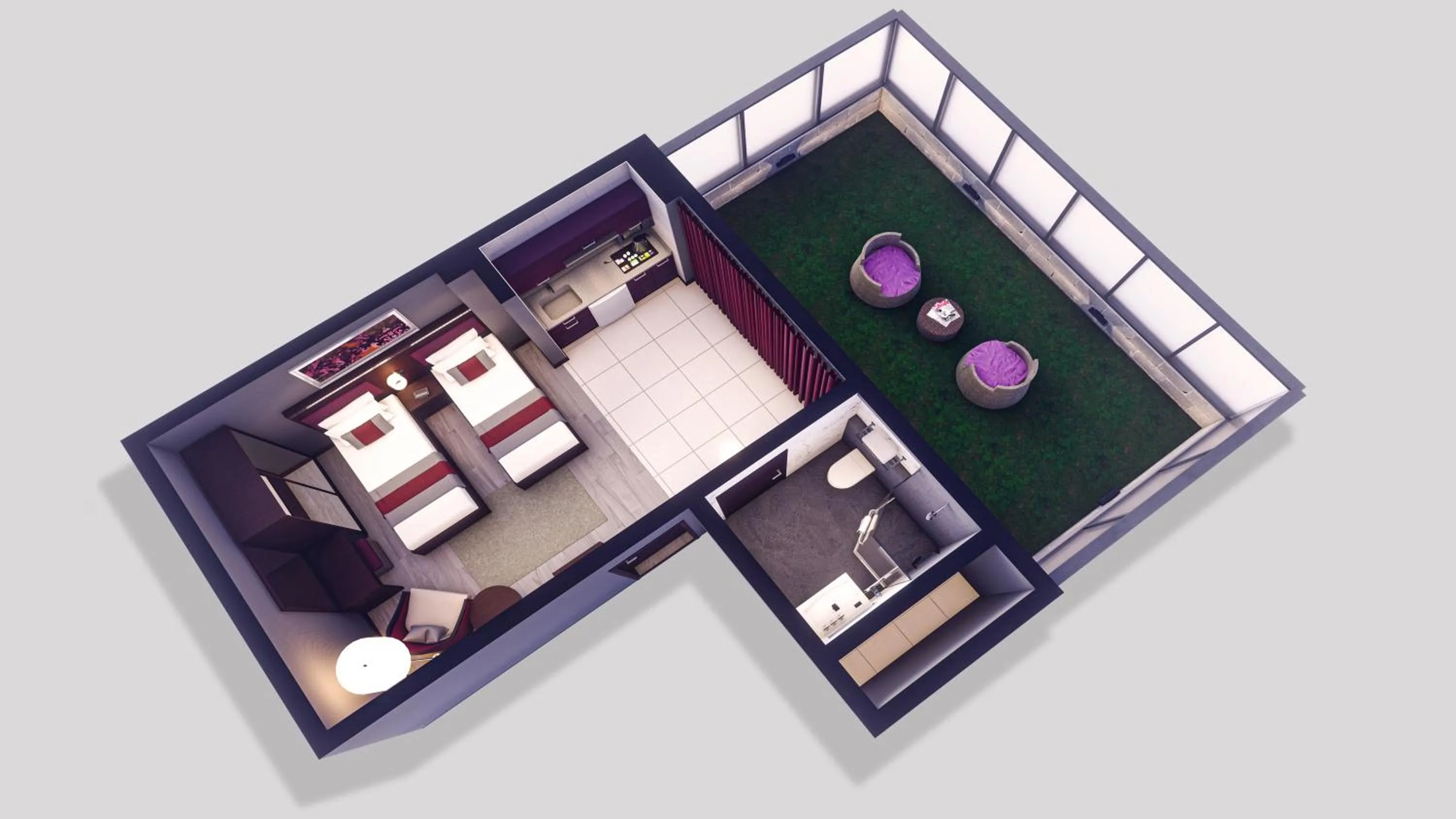 Floor plan in Normas Hotel